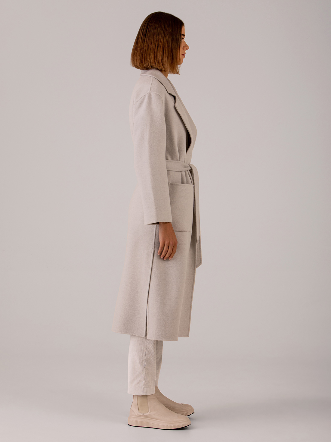 Detailansicht von Wollmantel von OAKWOOD