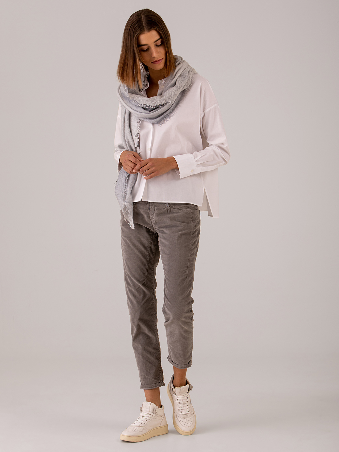 Detailansicht von Oversize Bluse aus Baumwolle von DRYKORN