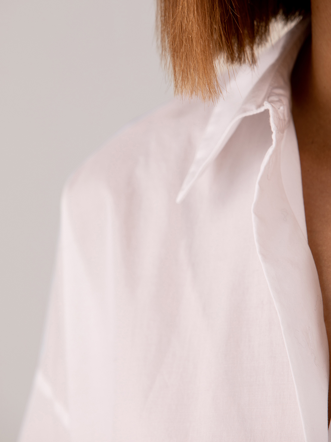 Detailansicht von Oversize Bluse aus Baumwolle von DRYKORN