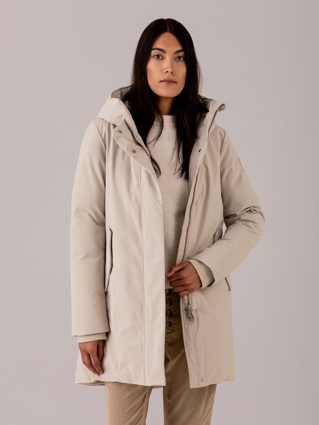 Detailansicht von Steppmantel von SAVE THE DUCK