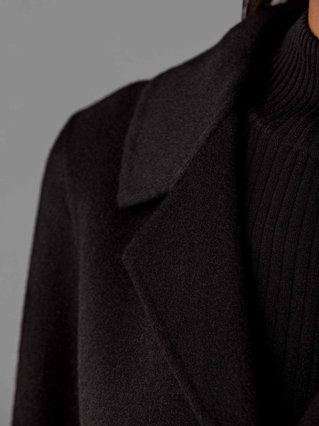 Detailansicht von Wollmantel von OAKWOOD