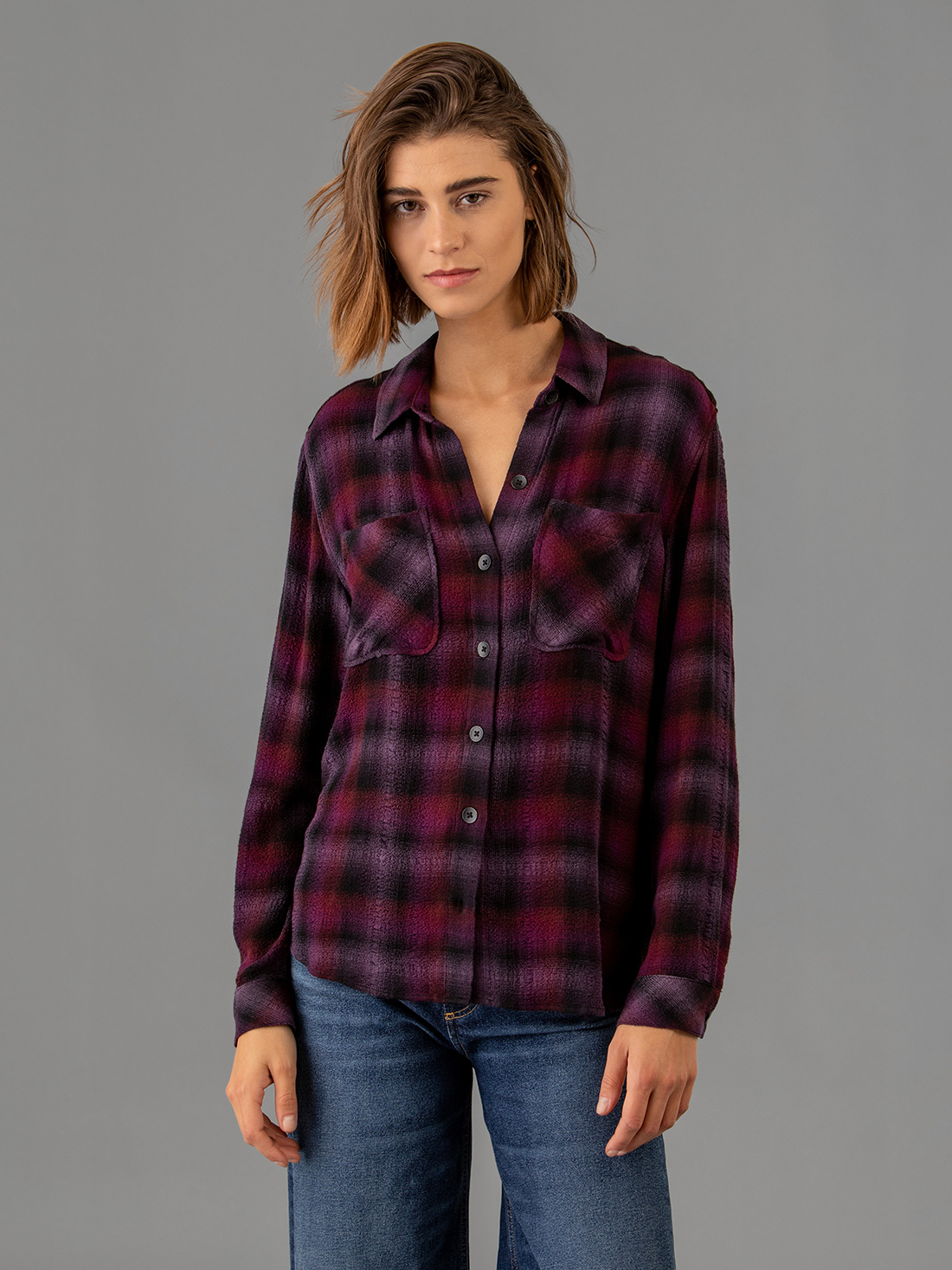 Detailansicht von Oversize Bluse von BELLA DAHL