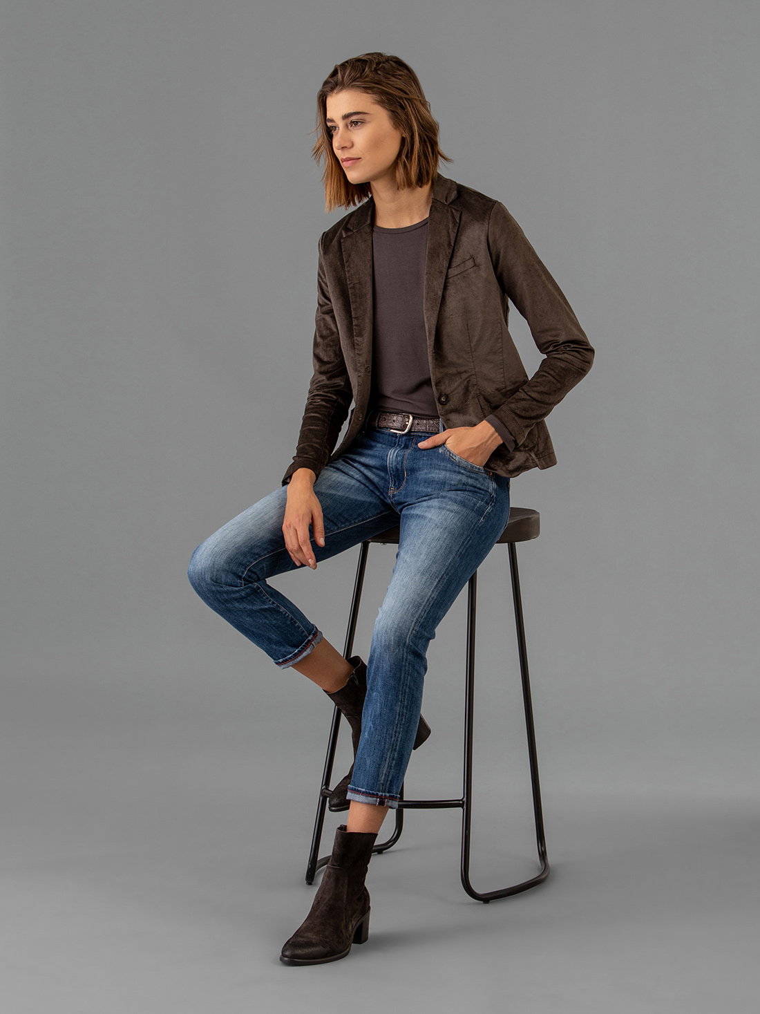 Detailansicht von Samtblazer von DANIELS