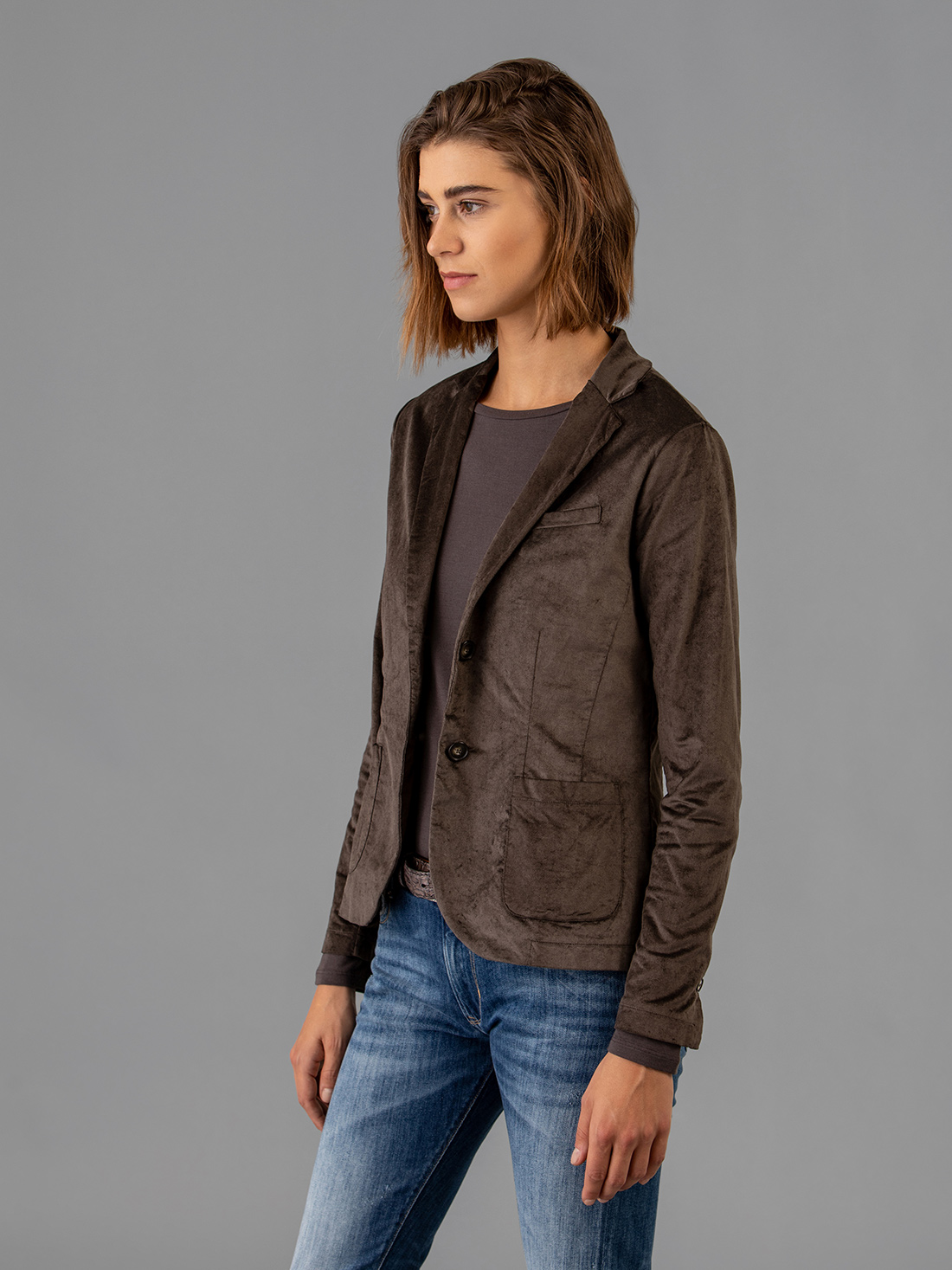 Detailansicht von Samtblazer von DANIELS