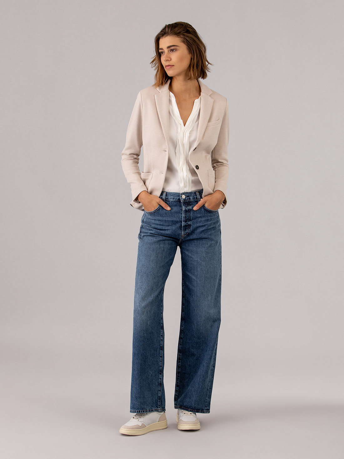 Detailansicht von Blazer aus Baumwolle von DANIELS