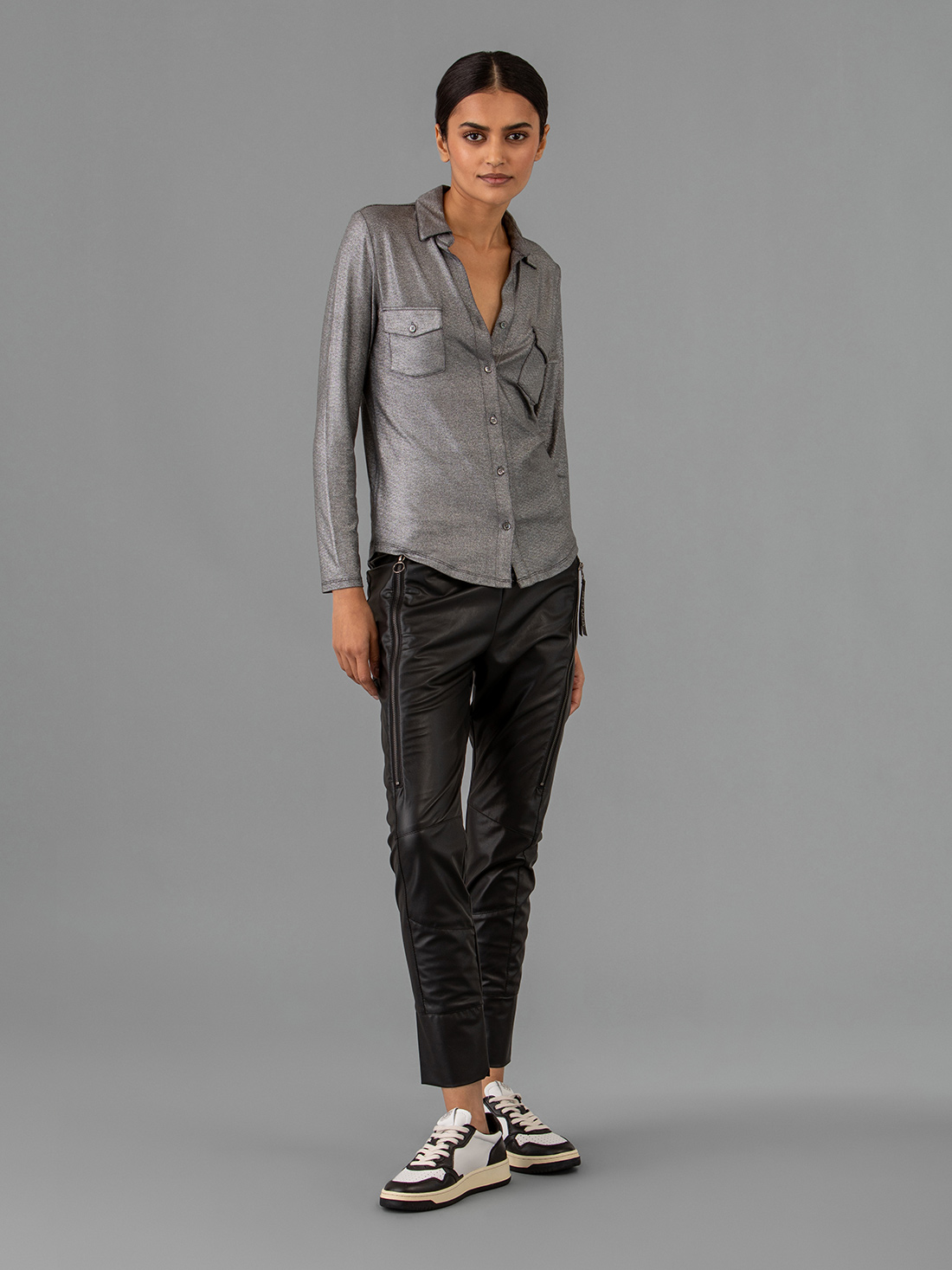 Detailansicht von Hose im Jogging-Stil von MAC