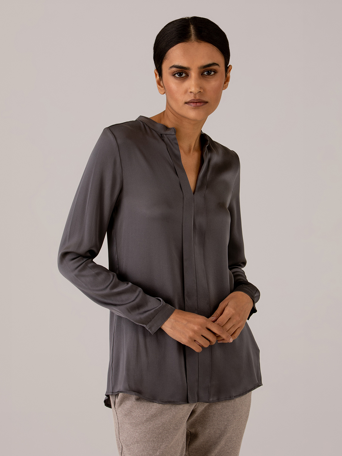 Detailansicht von Seidenbluse von DANIELS