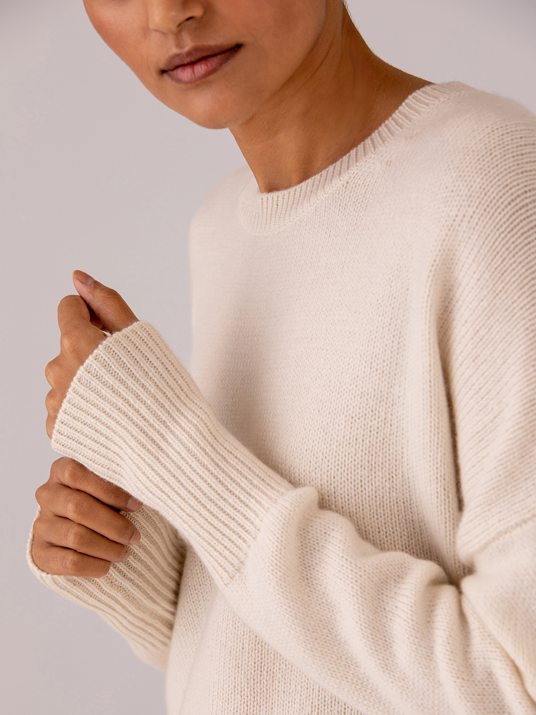 Detailansicht von Pullover aus Cashmere von LISA YANG