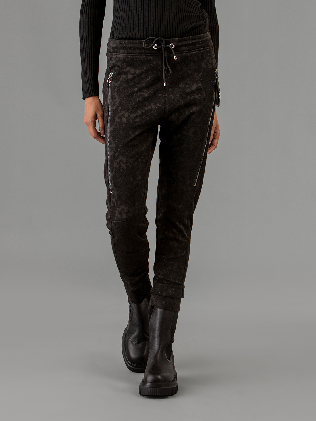 Detailansicht von Gemusterte Hose im Jogging-Stil von MAC