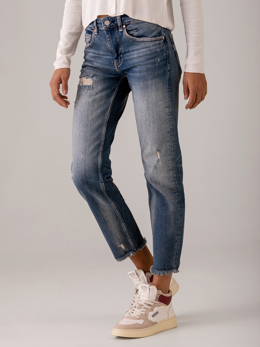 Detailansicht von Girlfriend Jeans von ADRIANO GOLDSCHMIED