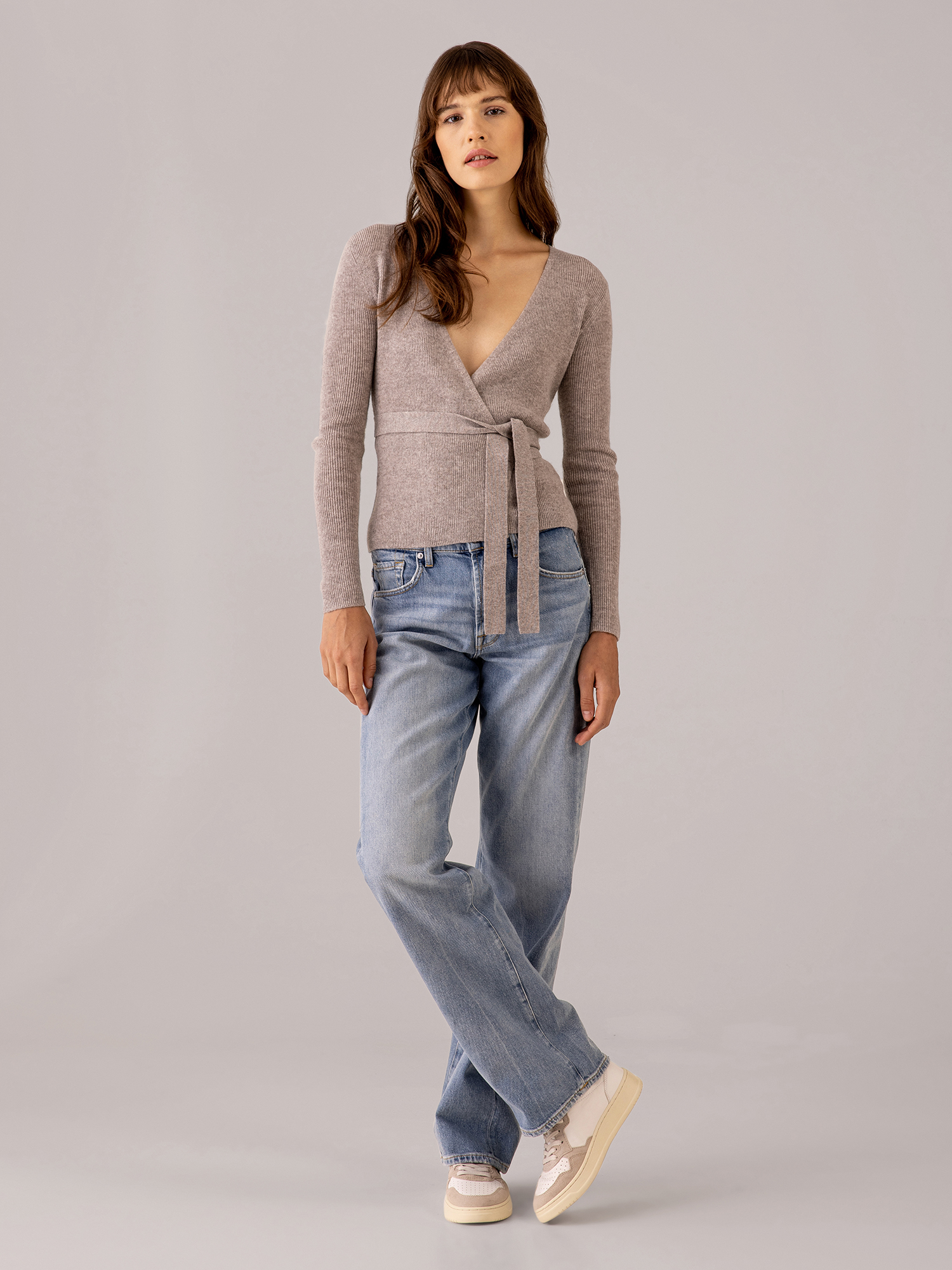 Detailansicht von Wickeljacke aus Baumwolle von DANIELS