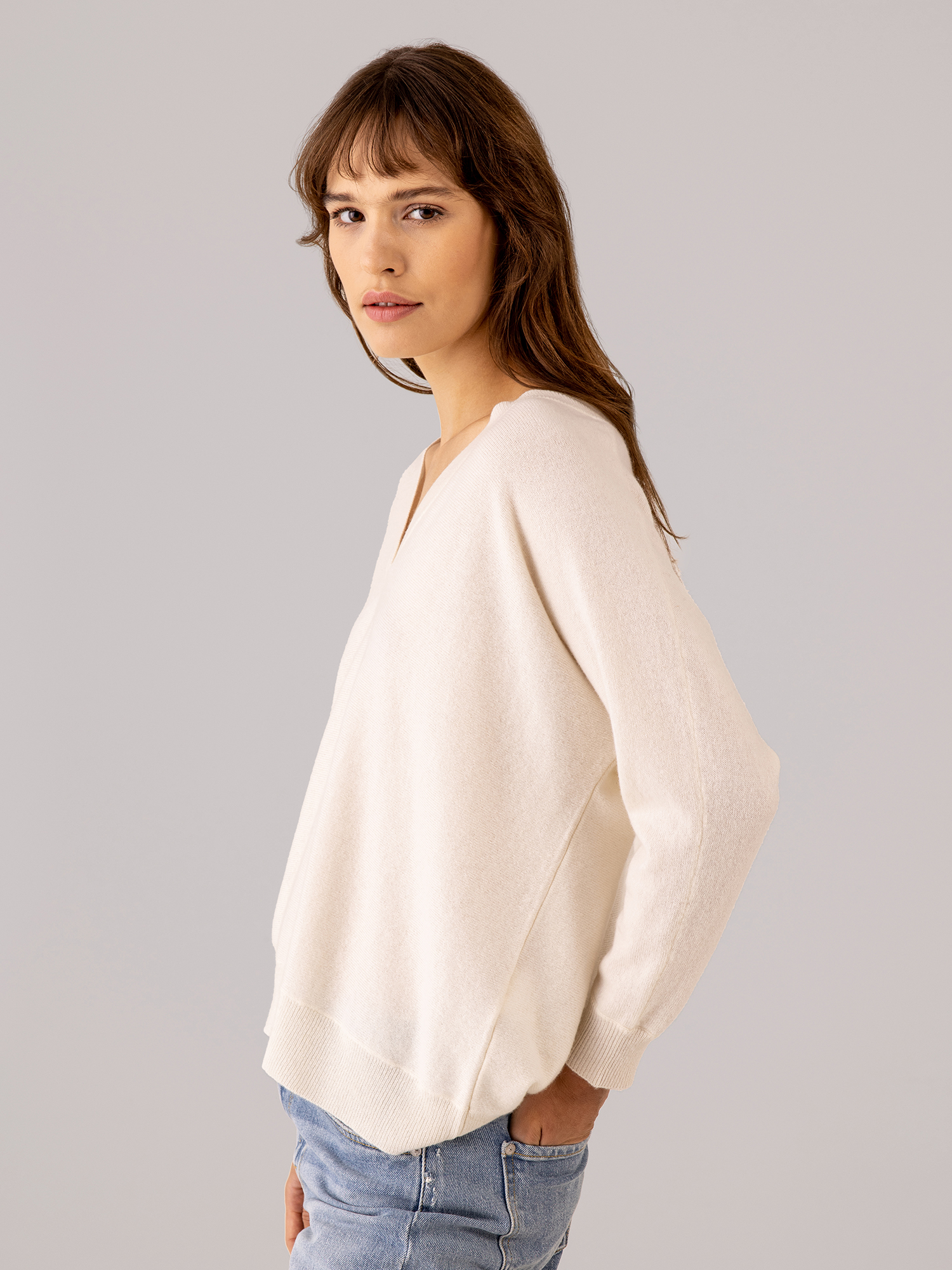 Detailansicht von Oversized Pullover aus Cashmere von LISA YANG