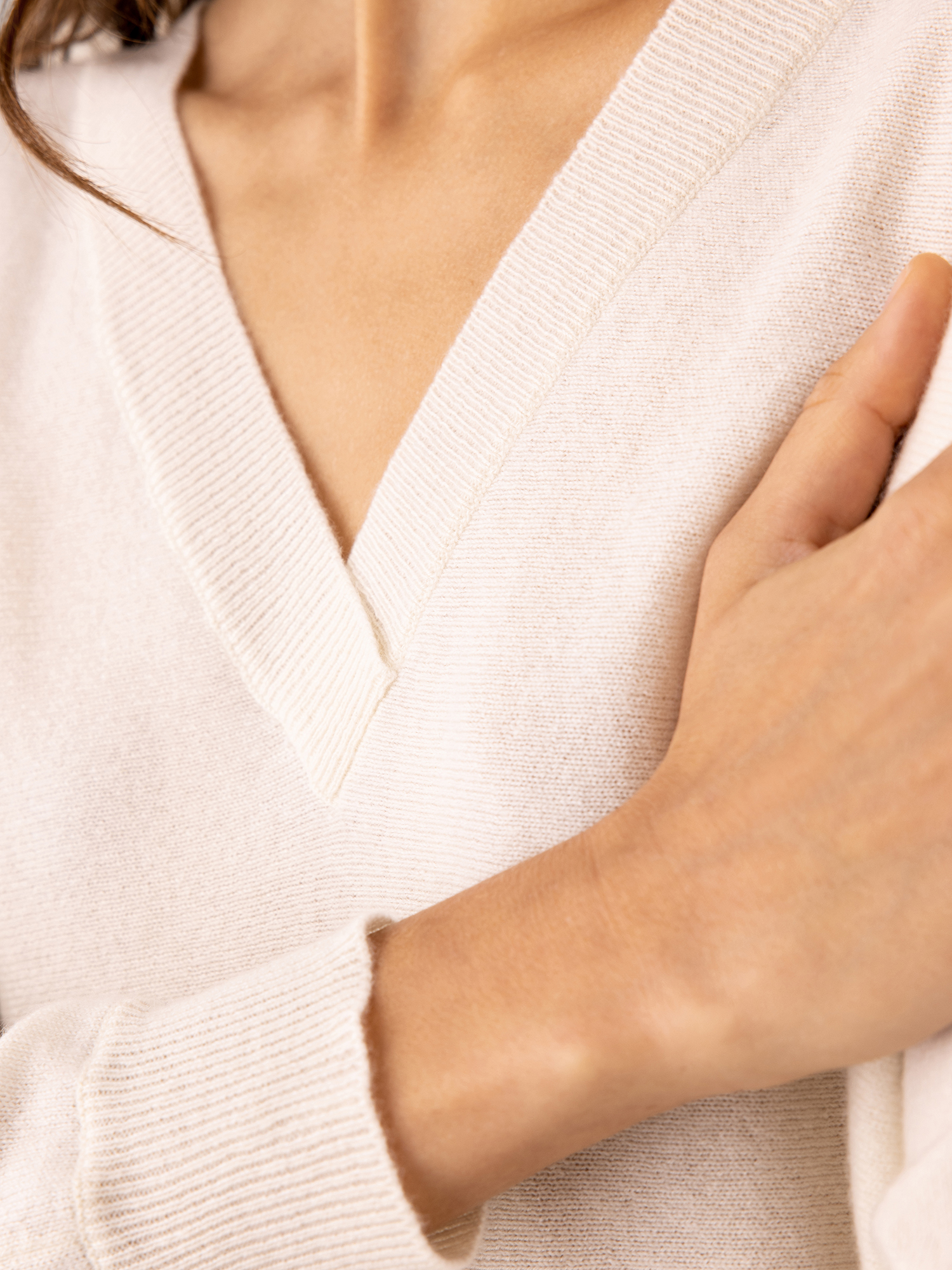 Detailansicht von Oversized Pullover aus Cashmere von LISA YANG