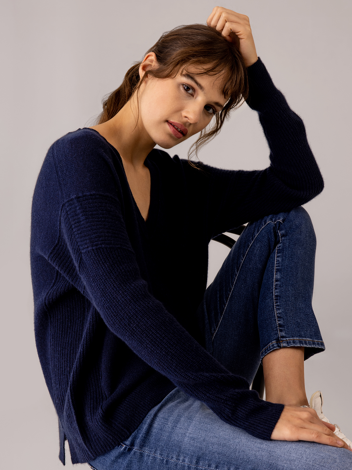 Detailansicht von Oversized Pullover von 360 CASHMERE