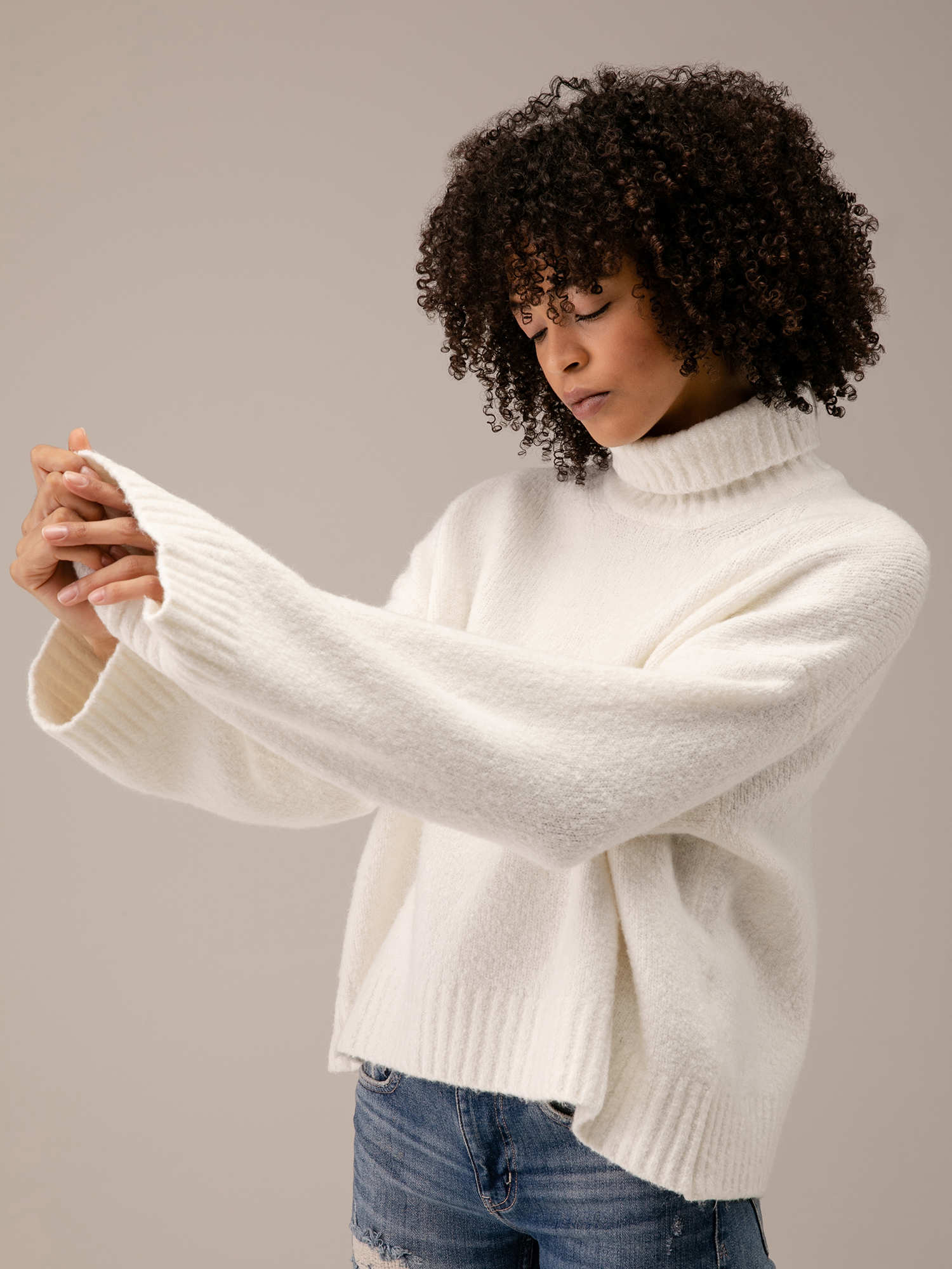 Detailansicht von Rollkragenpullover von SAMSØE SAMSØE