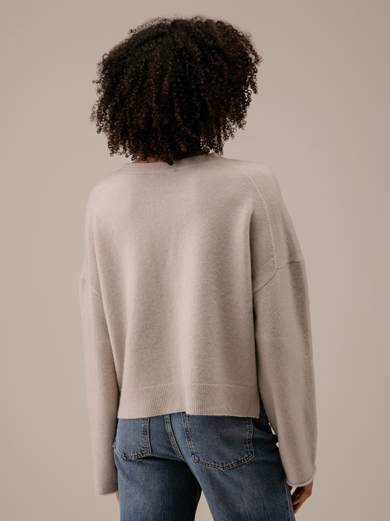 Detailansicht von Oversized Strickjacke von IHEART