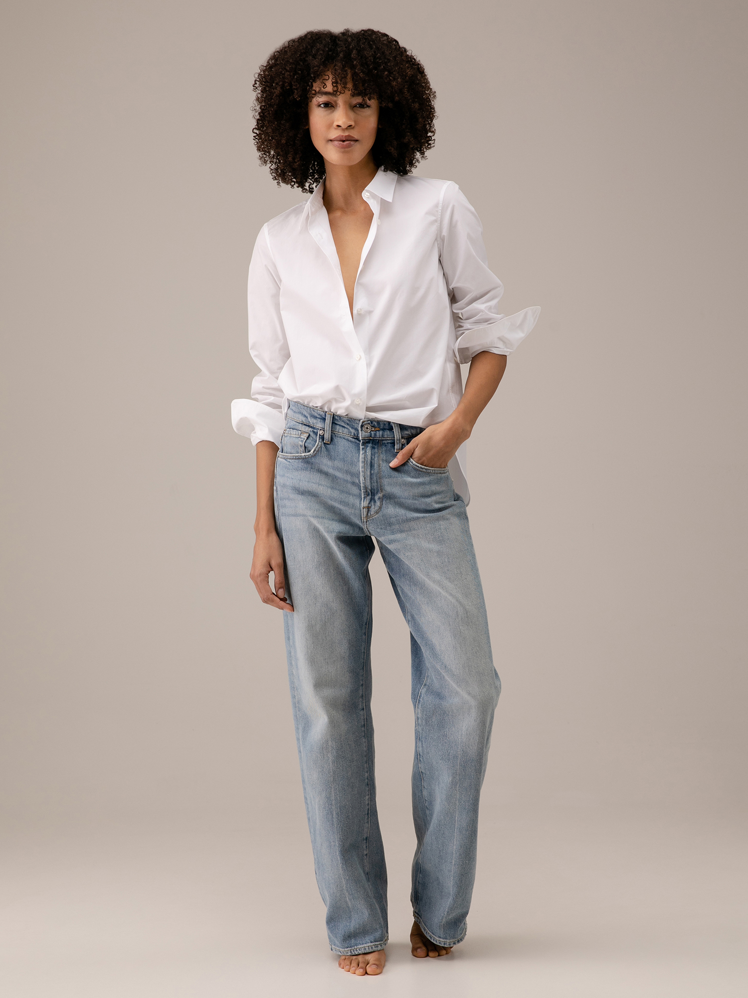 Detailansicht von Baumwollbluse von LIS LAREIDA