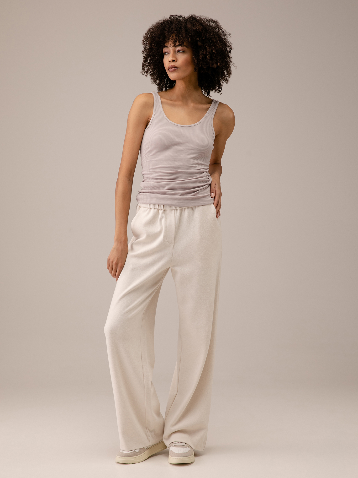 Detailansicht von Weite Hose aus Baumwolle von IHEART