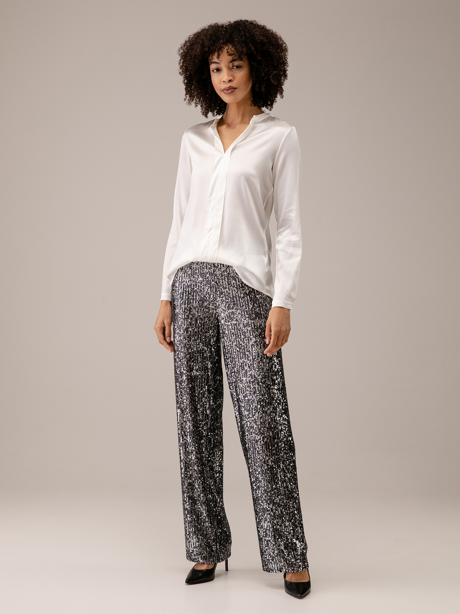 Detailansicht von Seidenbluse von DANIELS