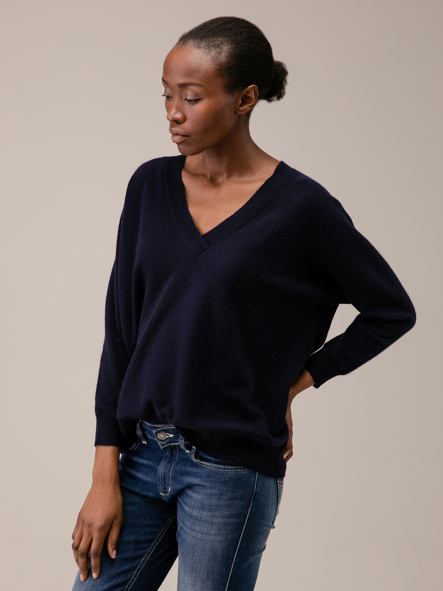 Detailansicht von Oversized Pullover aus Cashmere von LISA YANG