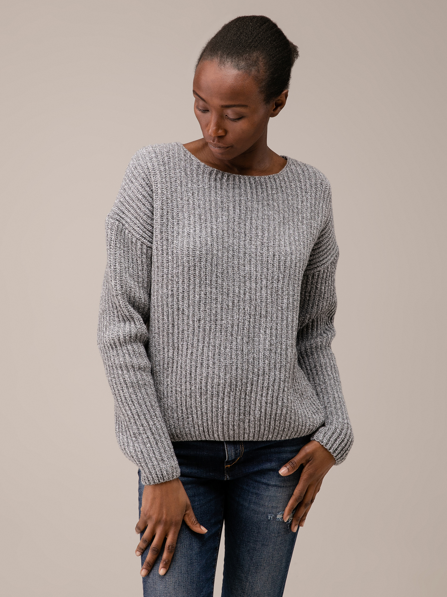 Detailansicht von Pullover aus Wolle von ARMEDANGELS