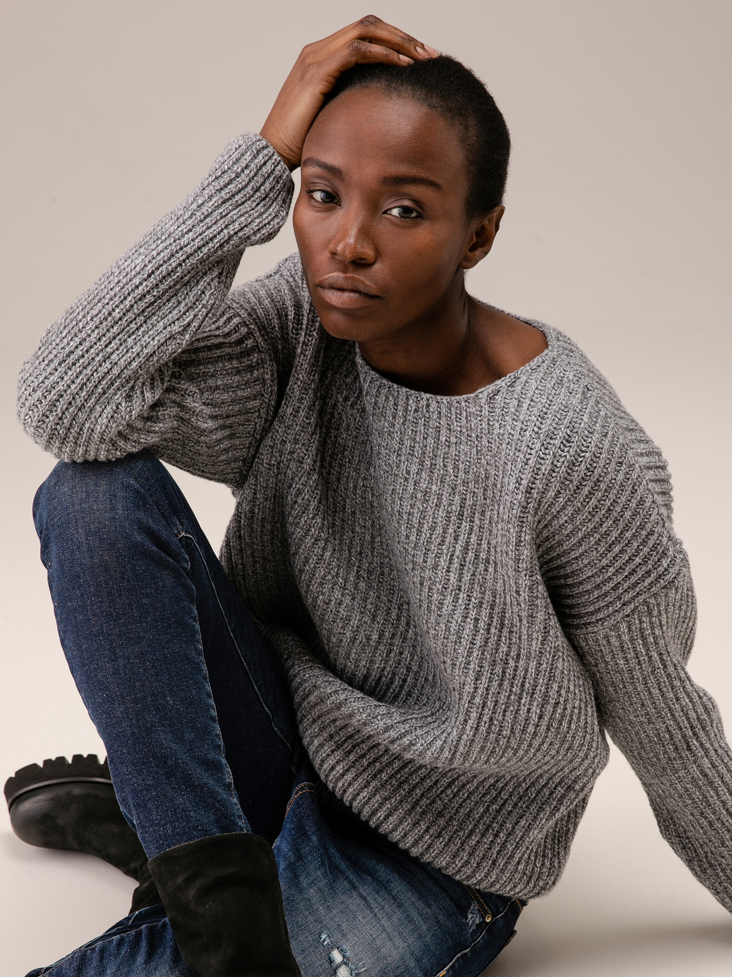 Detailansicht von Pullover aus Wolle von ARMEDANGELS