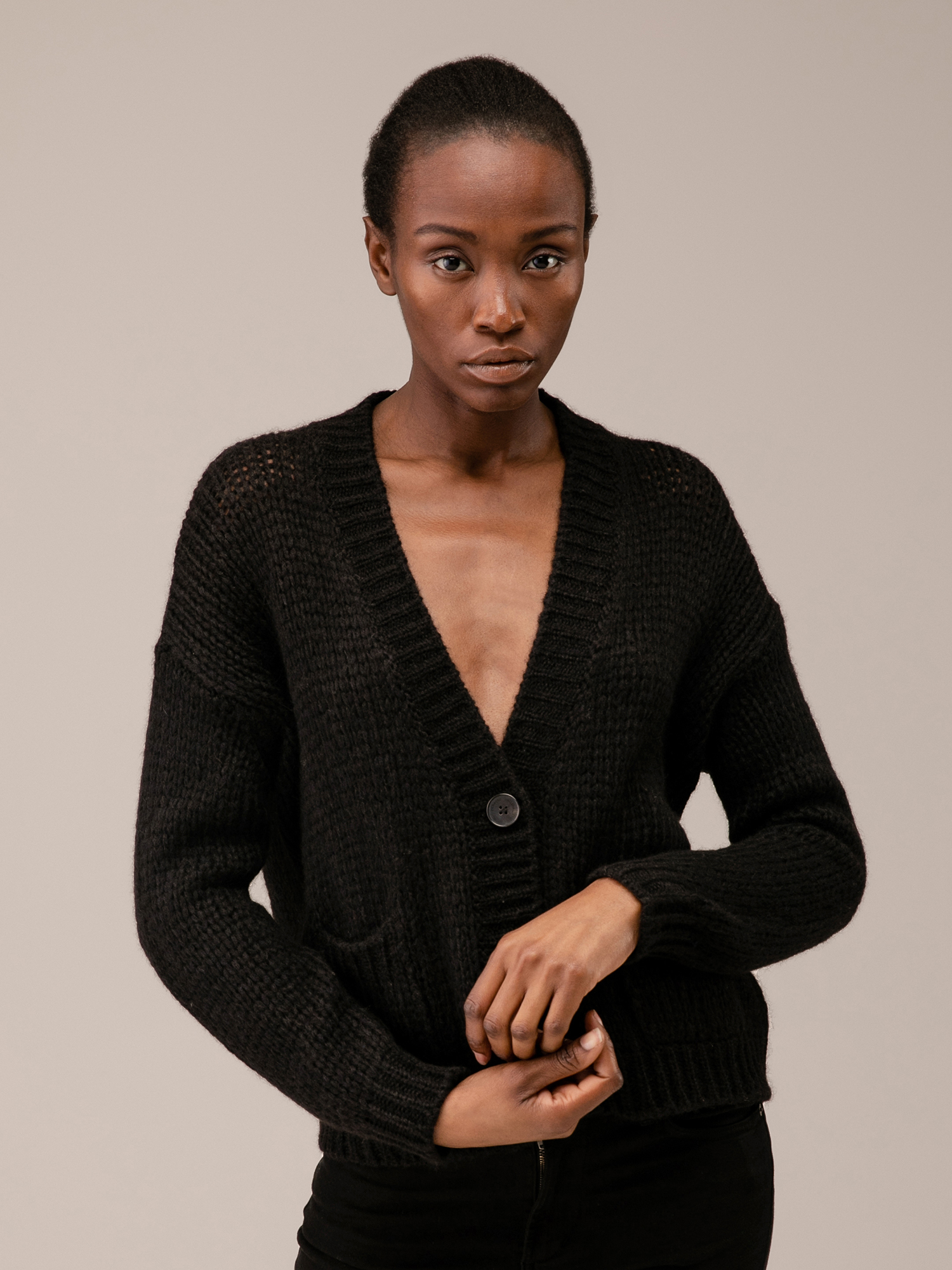 Detailansicht von Strickjacke von ROBERTO COLLINA