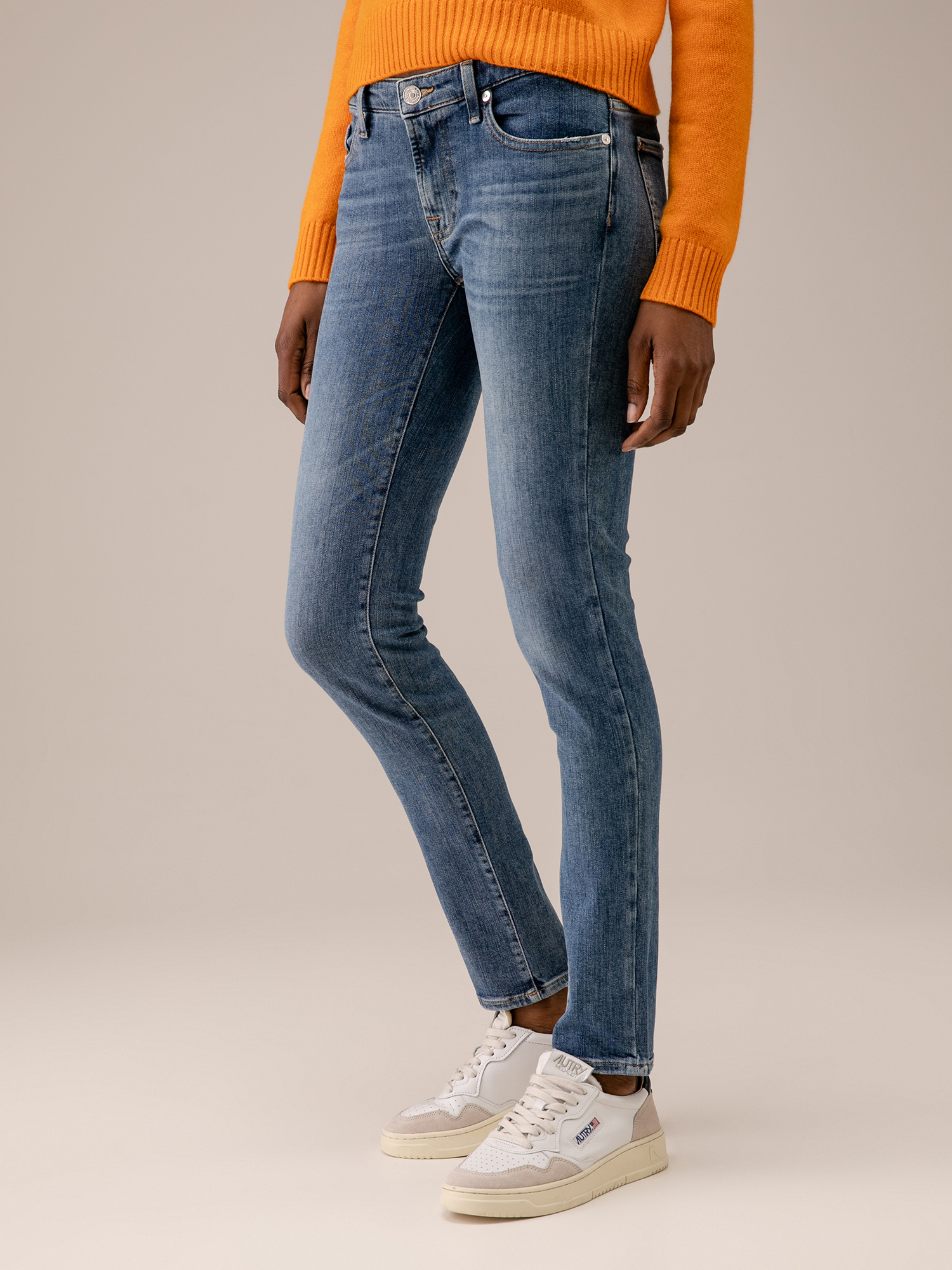 Detailansicht von Slim Fit Jeans von 7 FOR ALL MANKIND