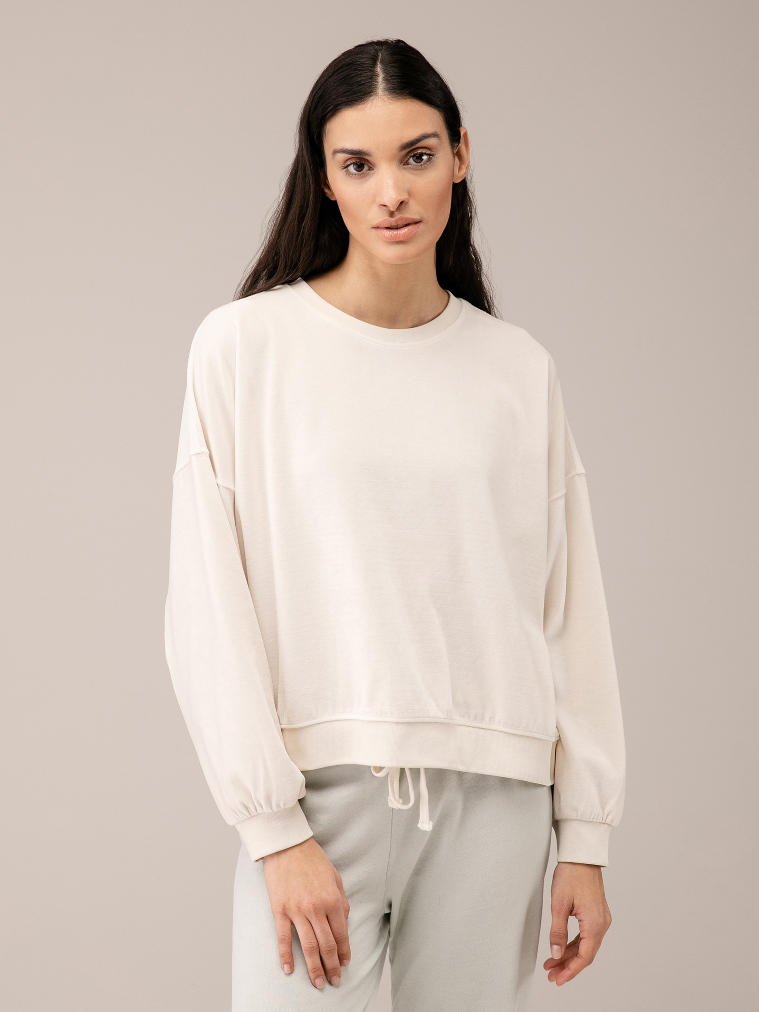 Detailansicht von Sweatshirt aus Baumwolle von BETTER RICH