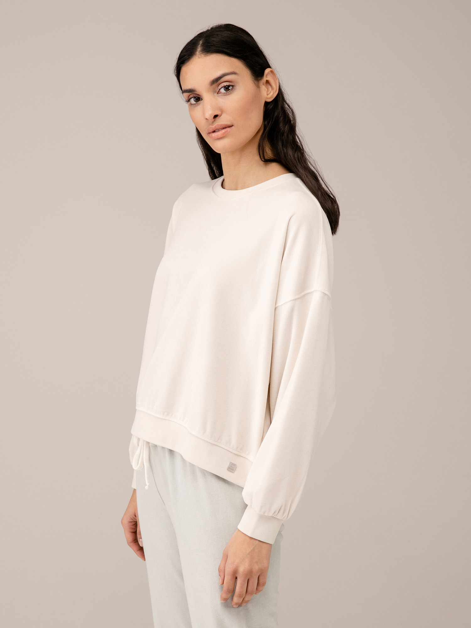 Detailansicht von Sweatshirt aus Baumwolle von BETTER RICH