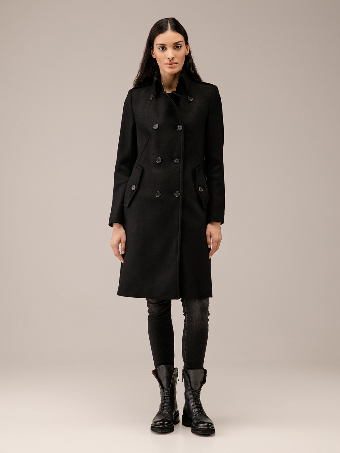 Detailansicht von Mantel aus Schurwolle von DRYKORN