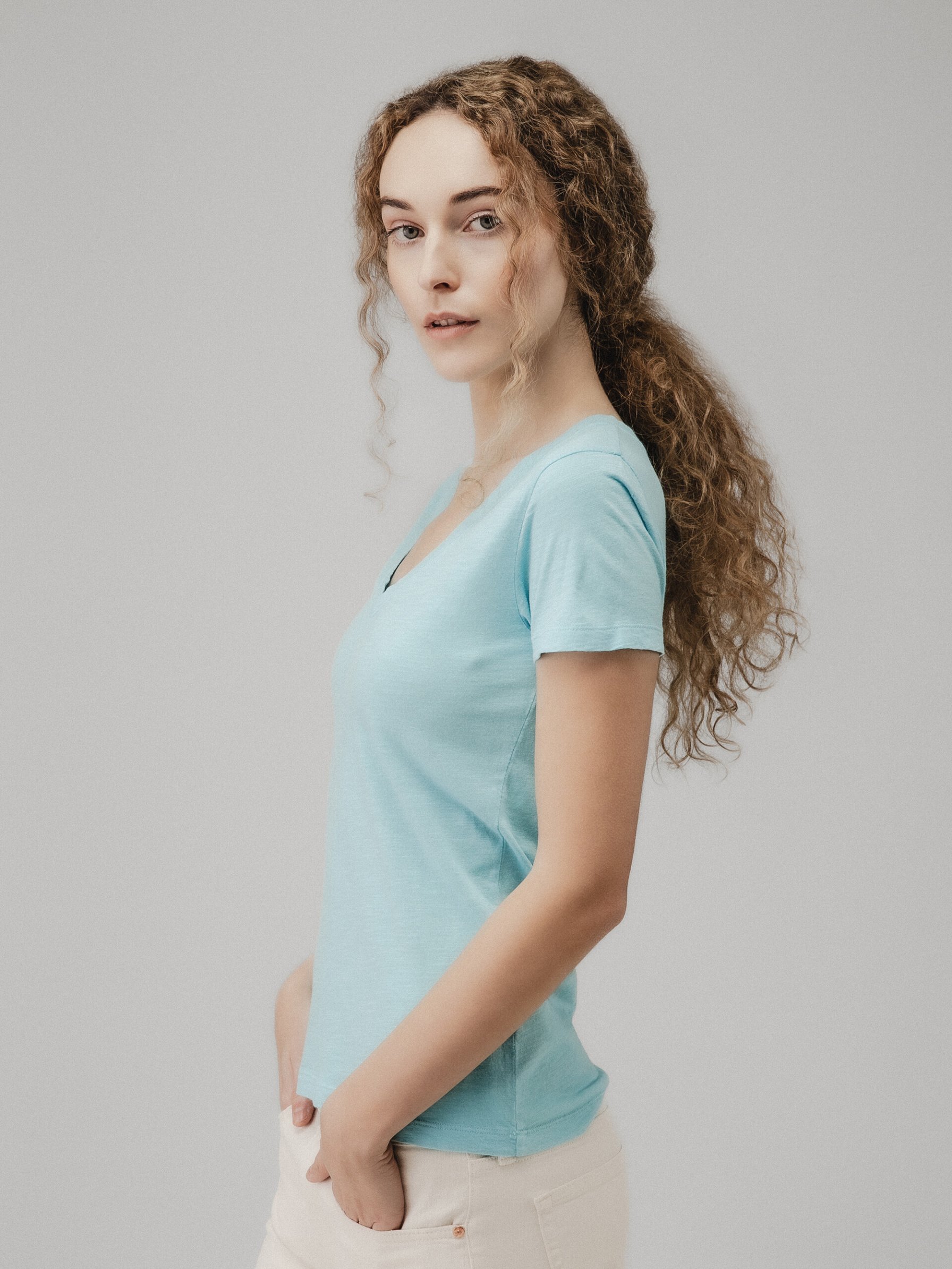 Detailansicht von T-Shirt aus Baumwolle von DANIELS