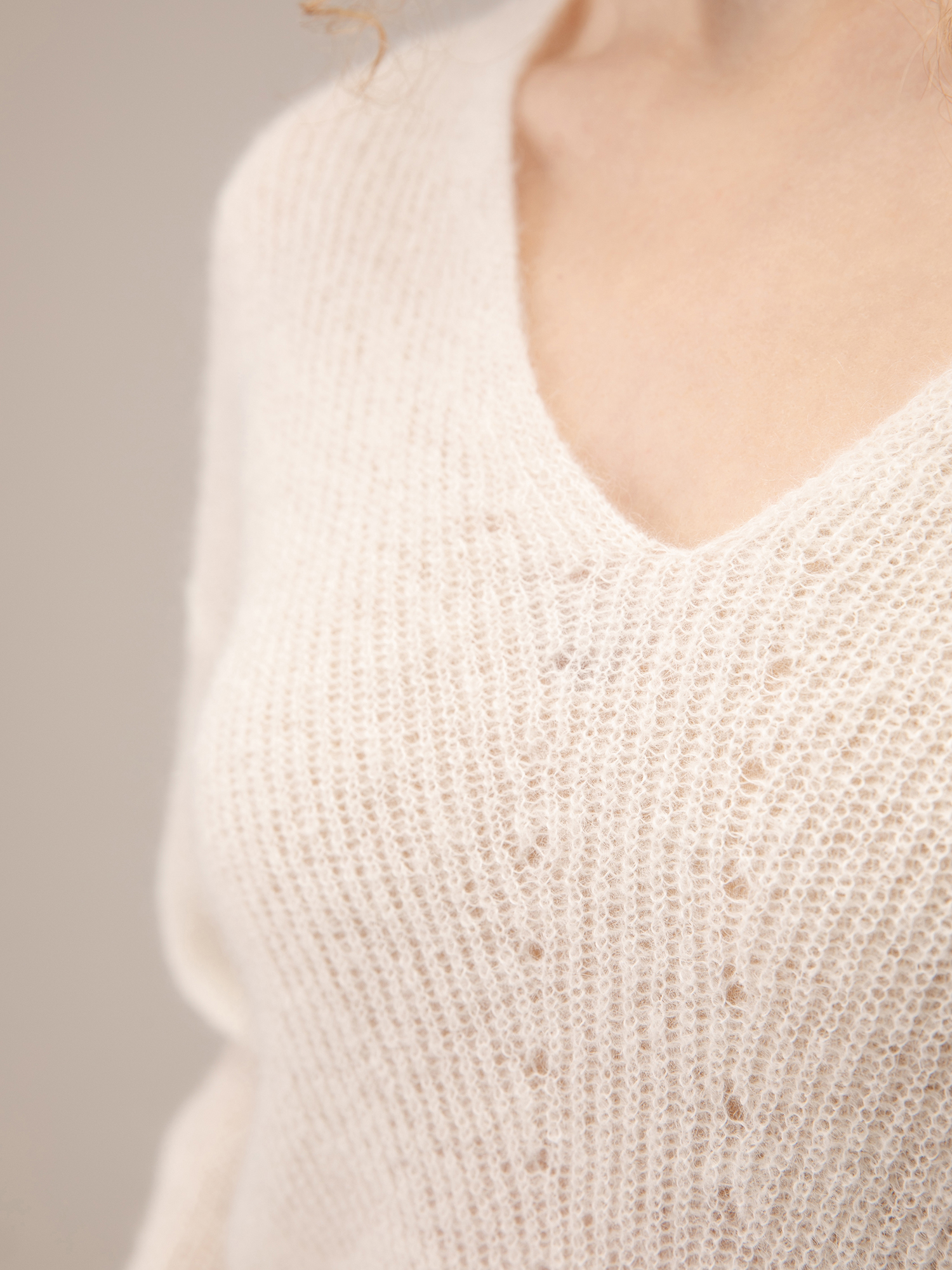 Detailansicht von Pullover aus Wolle von JOHNNY LOVE