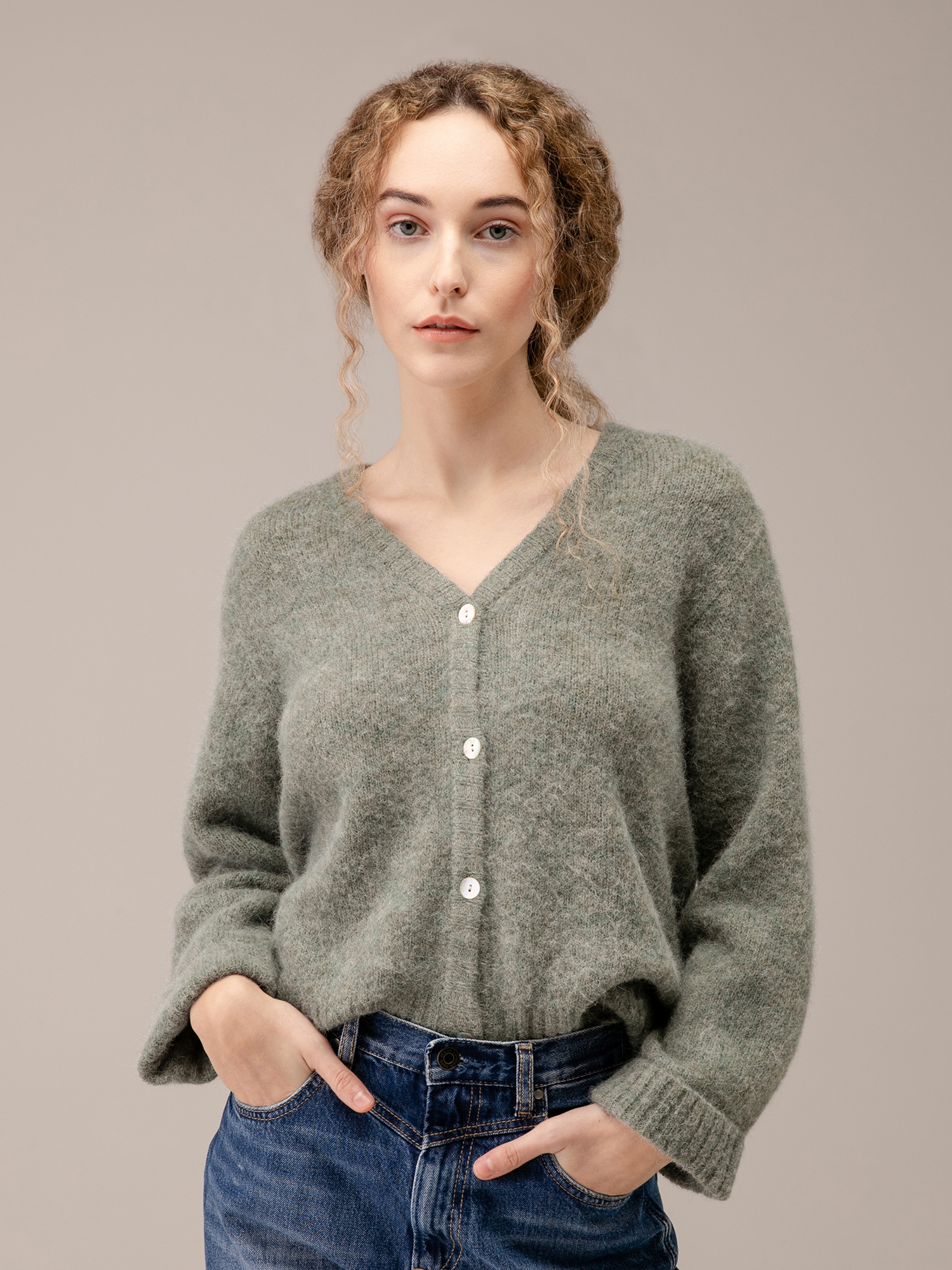 Detailansicht von Strickjacke von AMERICAN VINTAGE