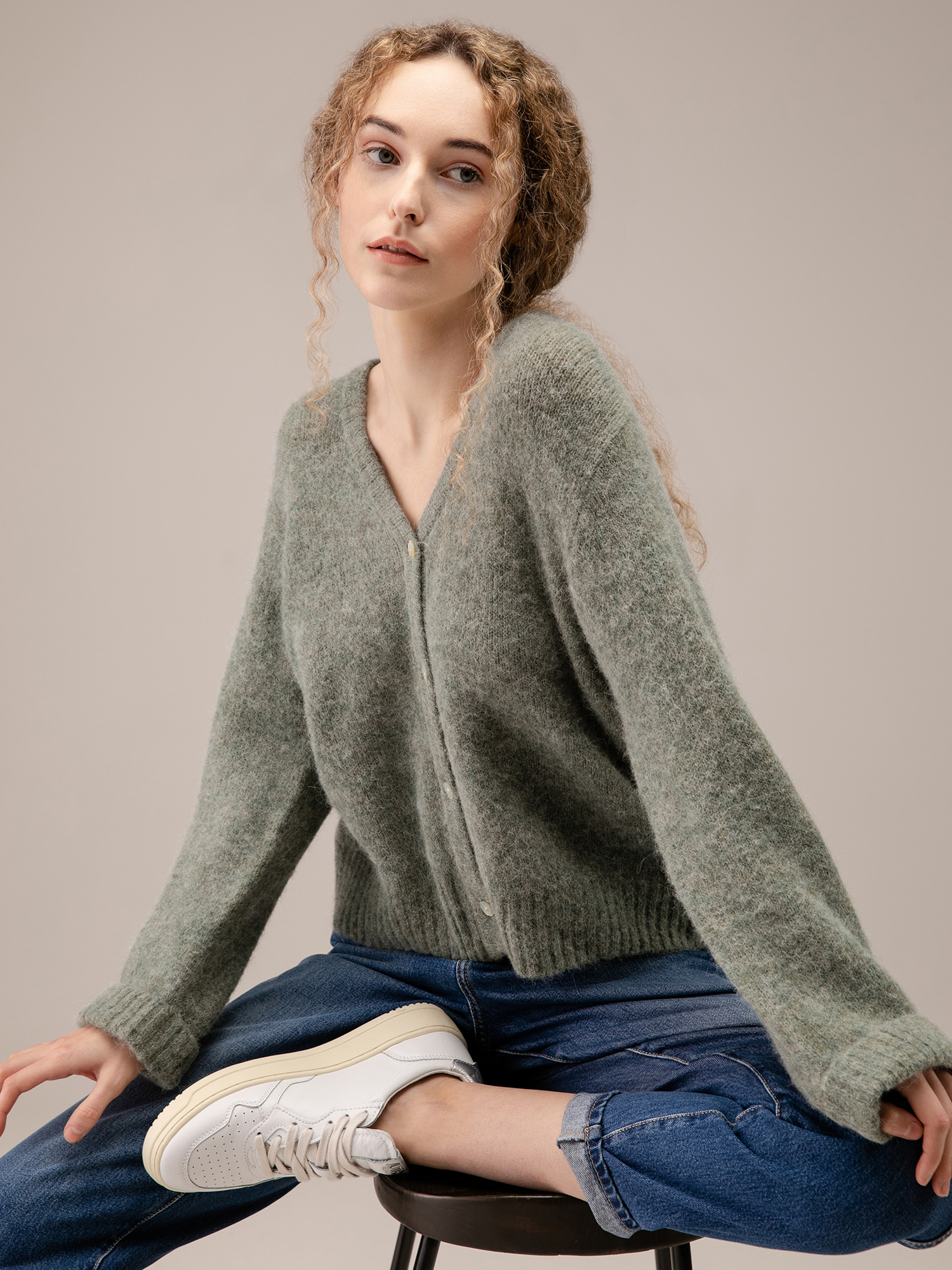 Detailansicht von Strickjacke von AMERICAN VINTAGE