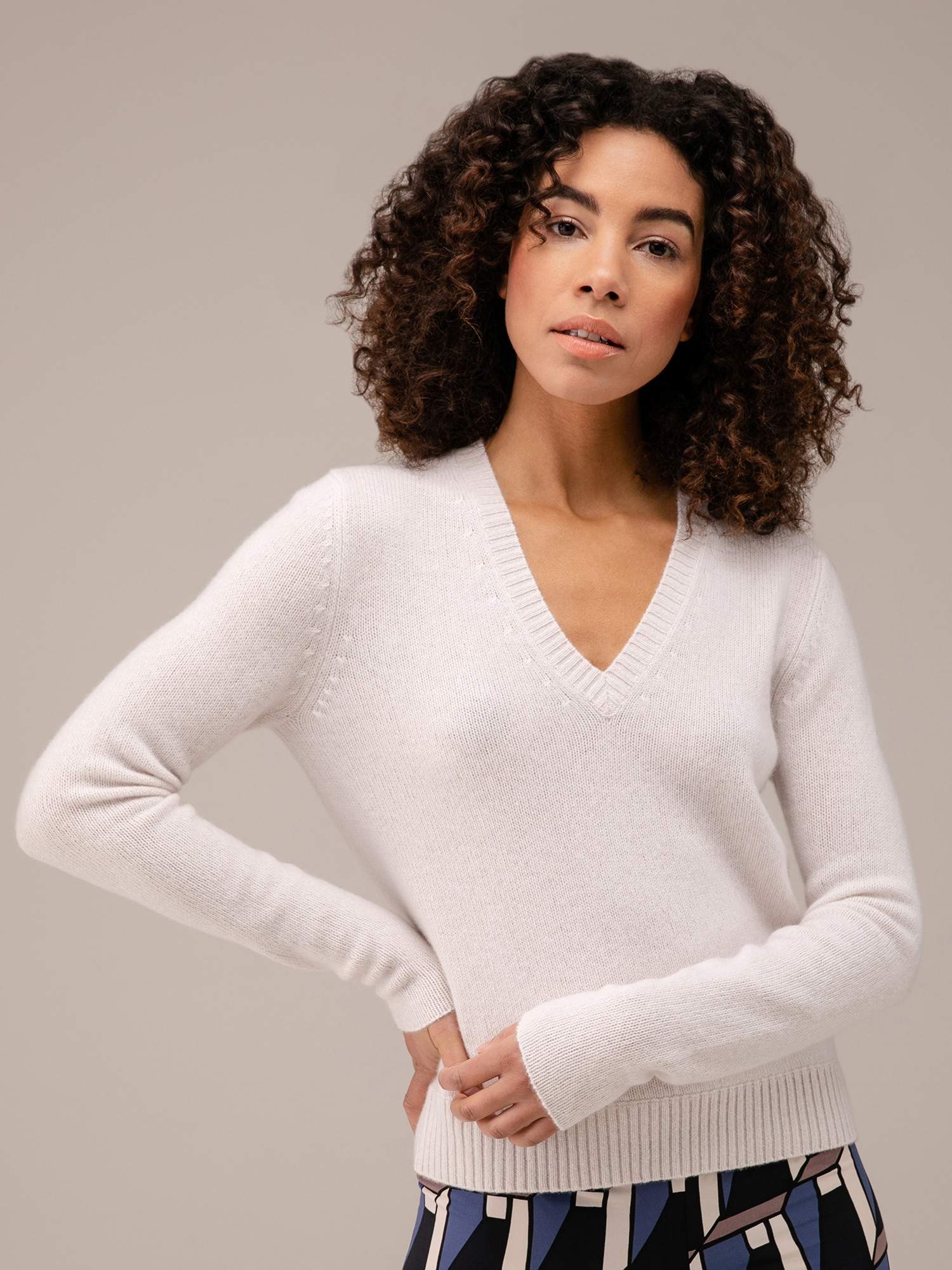 Detailansicht von Pullover aus Cashmere von ALLUDE