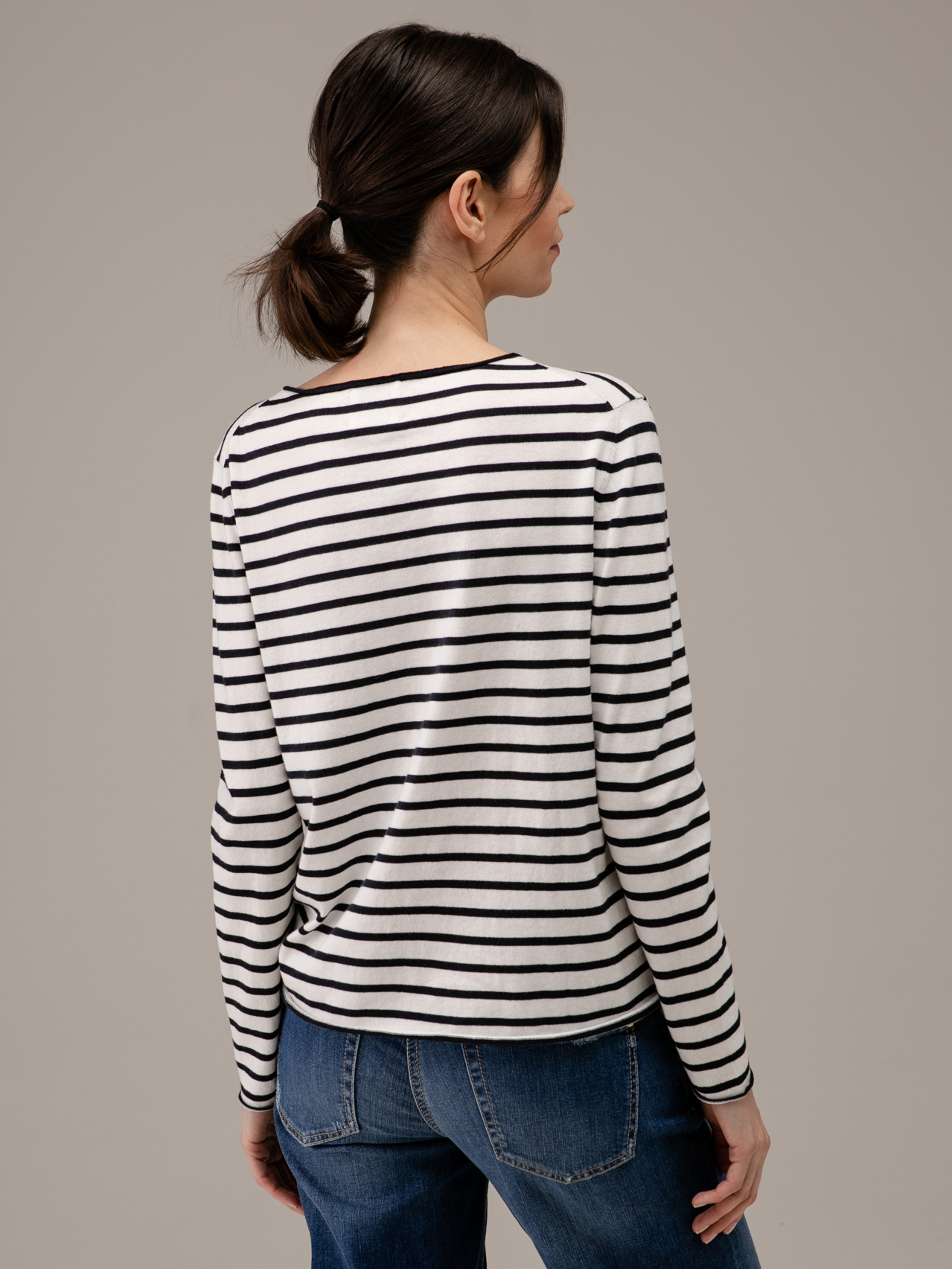 Detailansicht von Pullover aus Baumwolle von ALLUDE