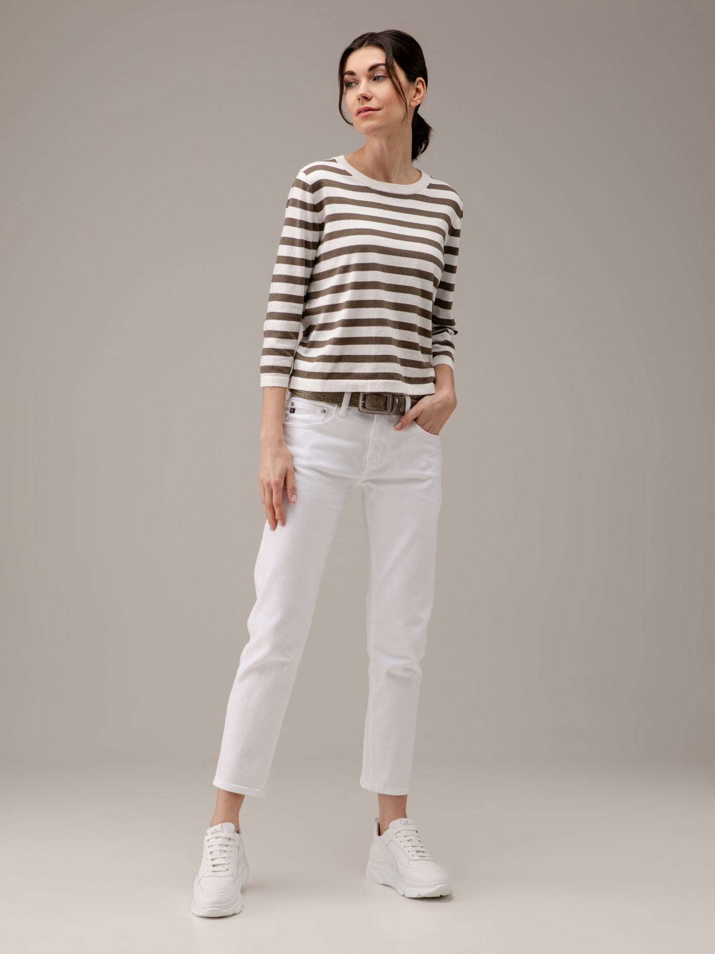 Detailansicht von Pullover aus Baumwolle von ALLUDE