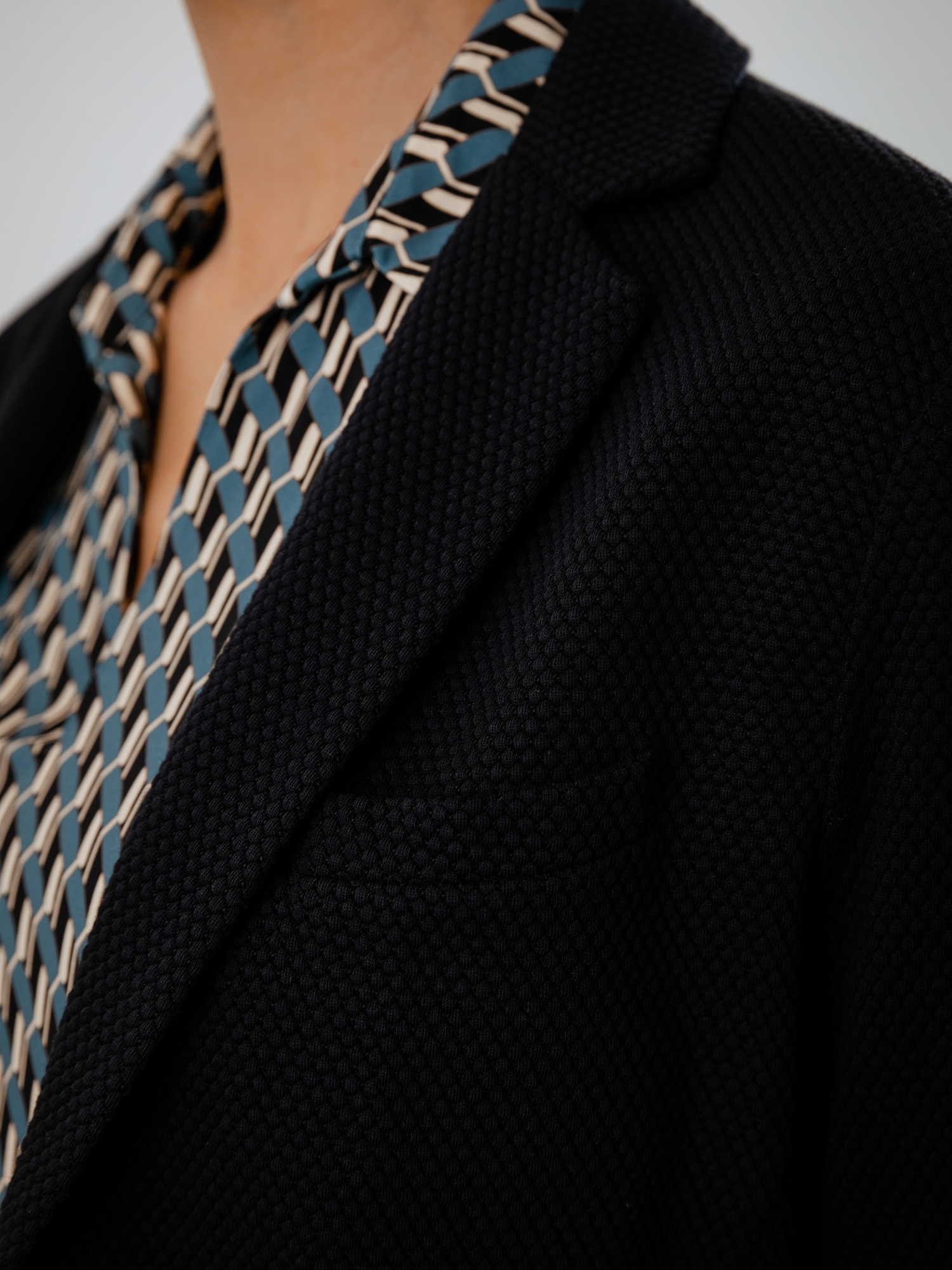 Detailansicht von Blazer aus Baumwolle von DANIELS