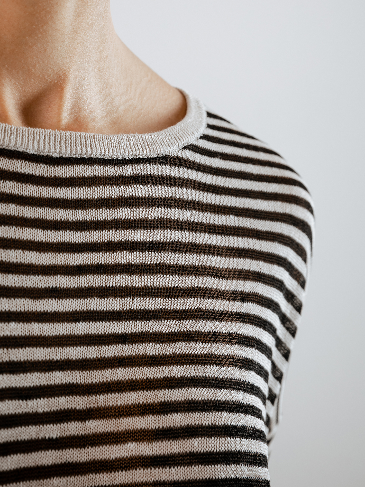 Detailansicht von Oversize Pullover aus Leinen von DANIELS