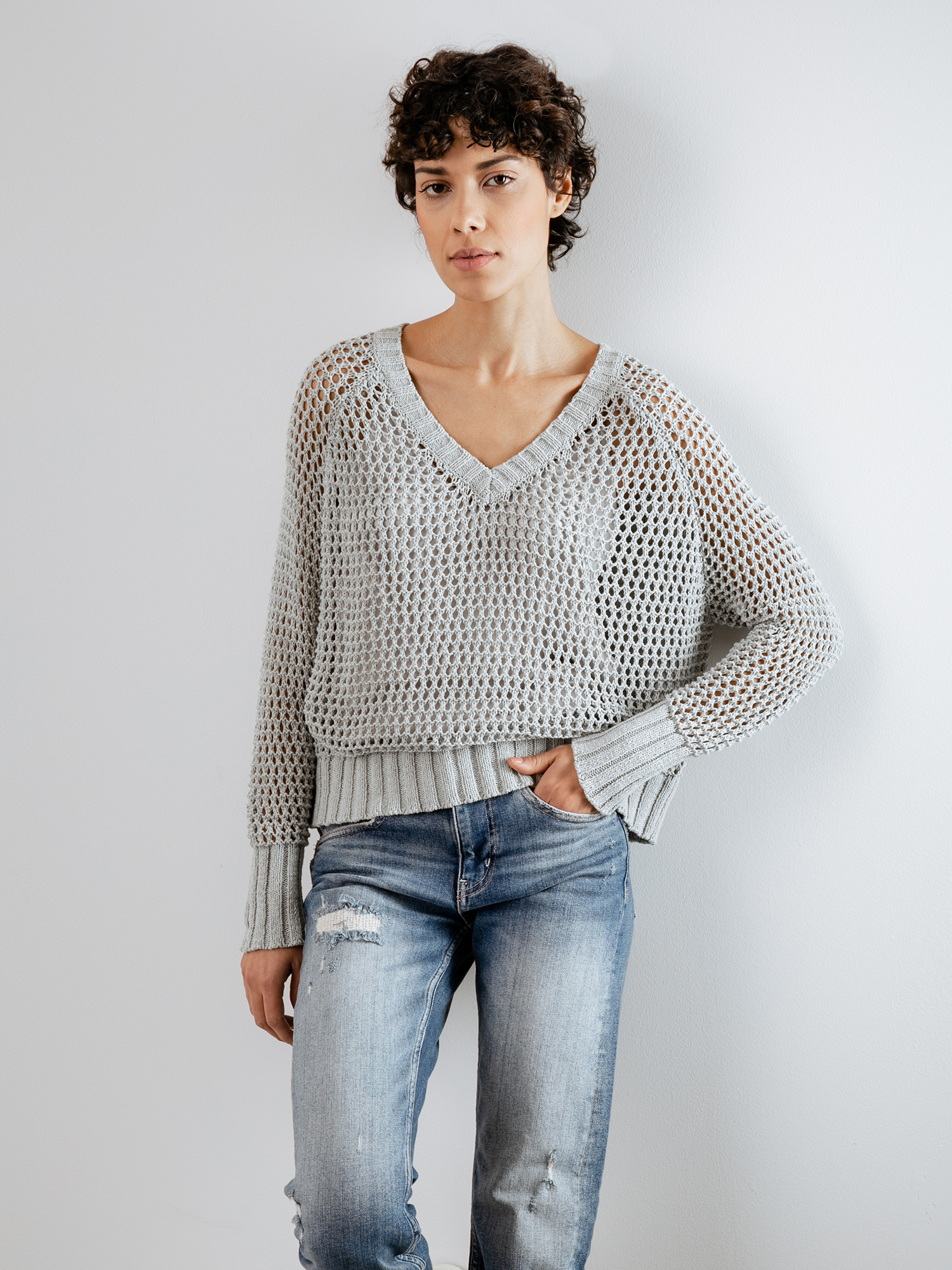 Detailansicht von Pullover mit Lochstrick von DANIELS