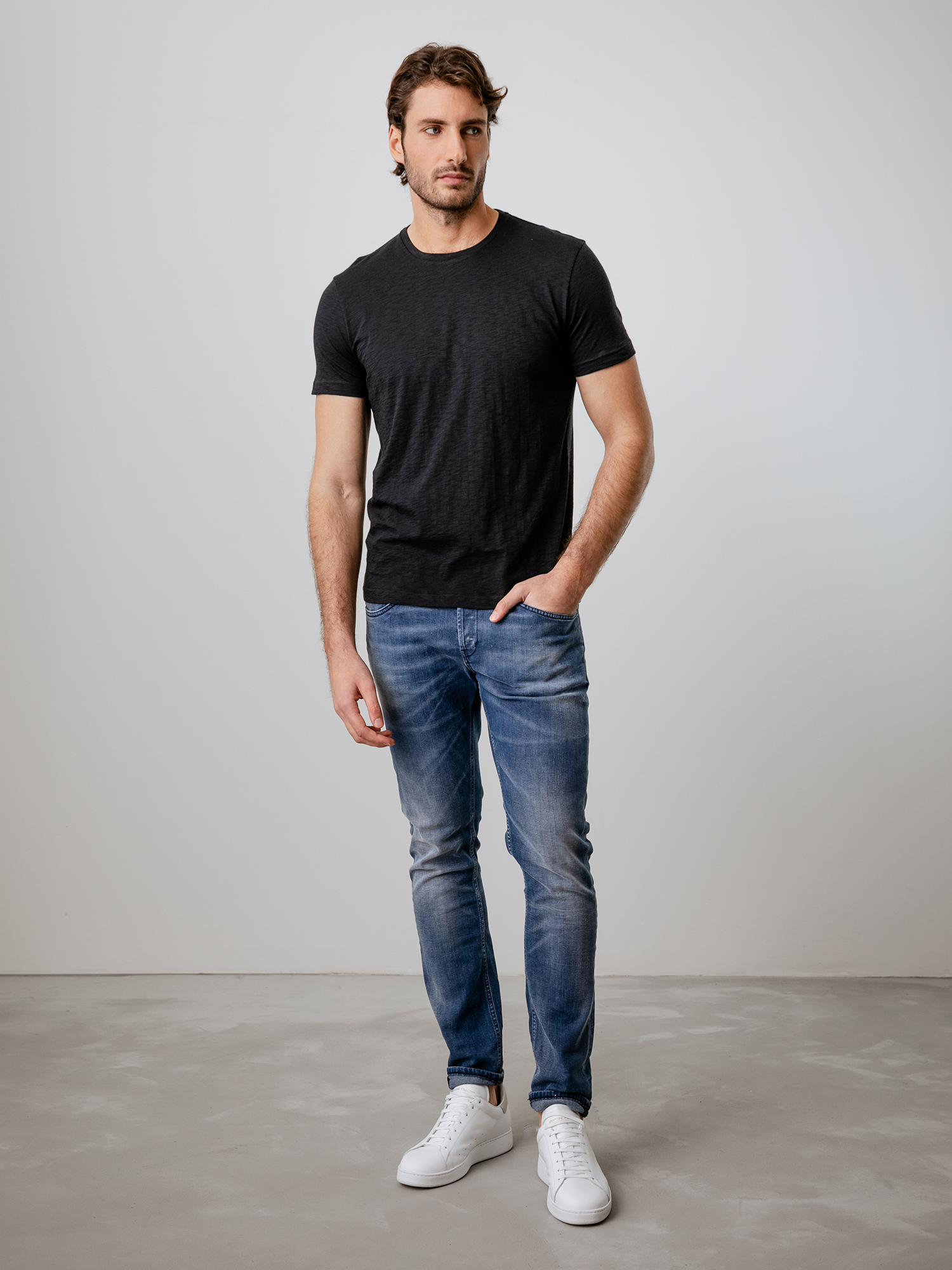 Detailansicht von T-Shirt aus Baumwolle von STEFAN BRANDT