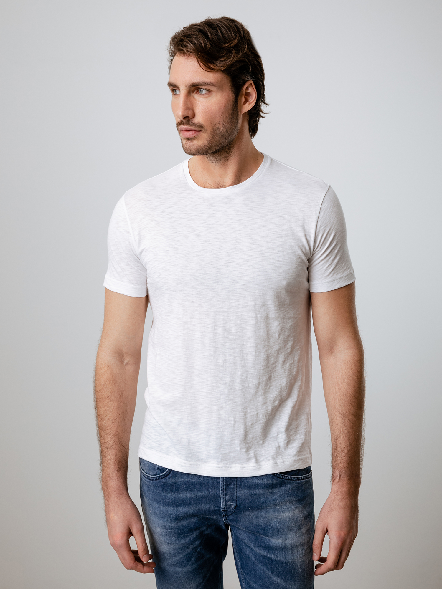 Detailansicht von T-Shirt aus Baumwolle von STEFAN BRANDT