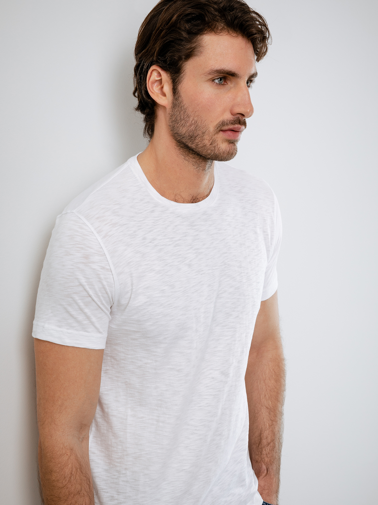 Detailansicht von T-Shirt aus Baumwolle von STEFAN BRANDT