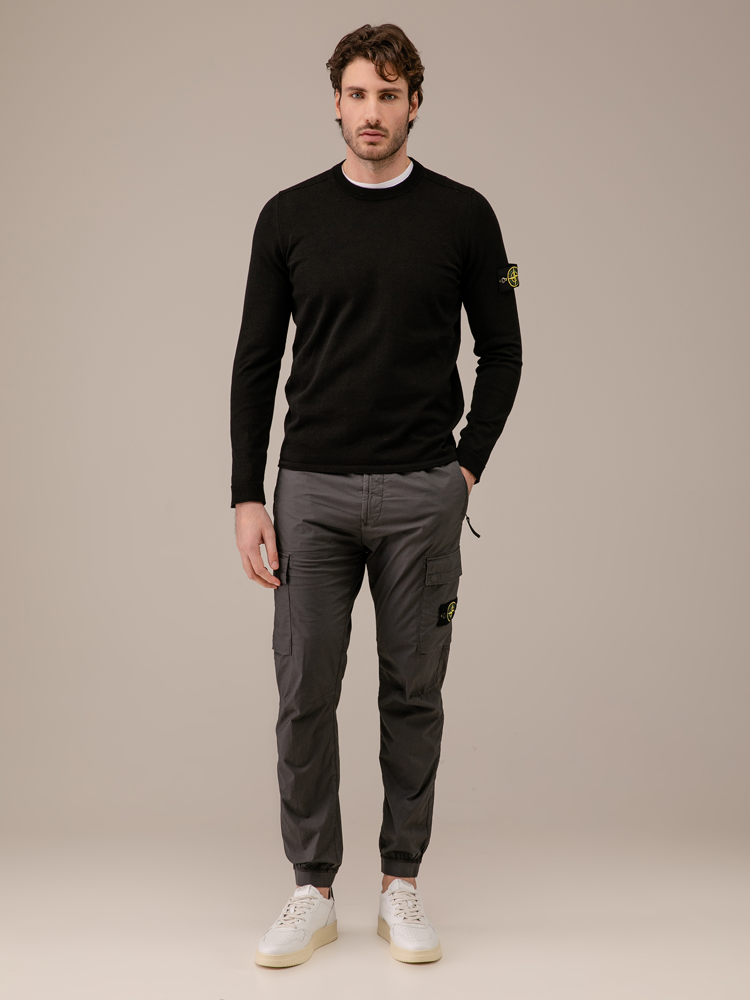 Detailansicht von Pullover aus Baumwolle von STONE ISLAND
