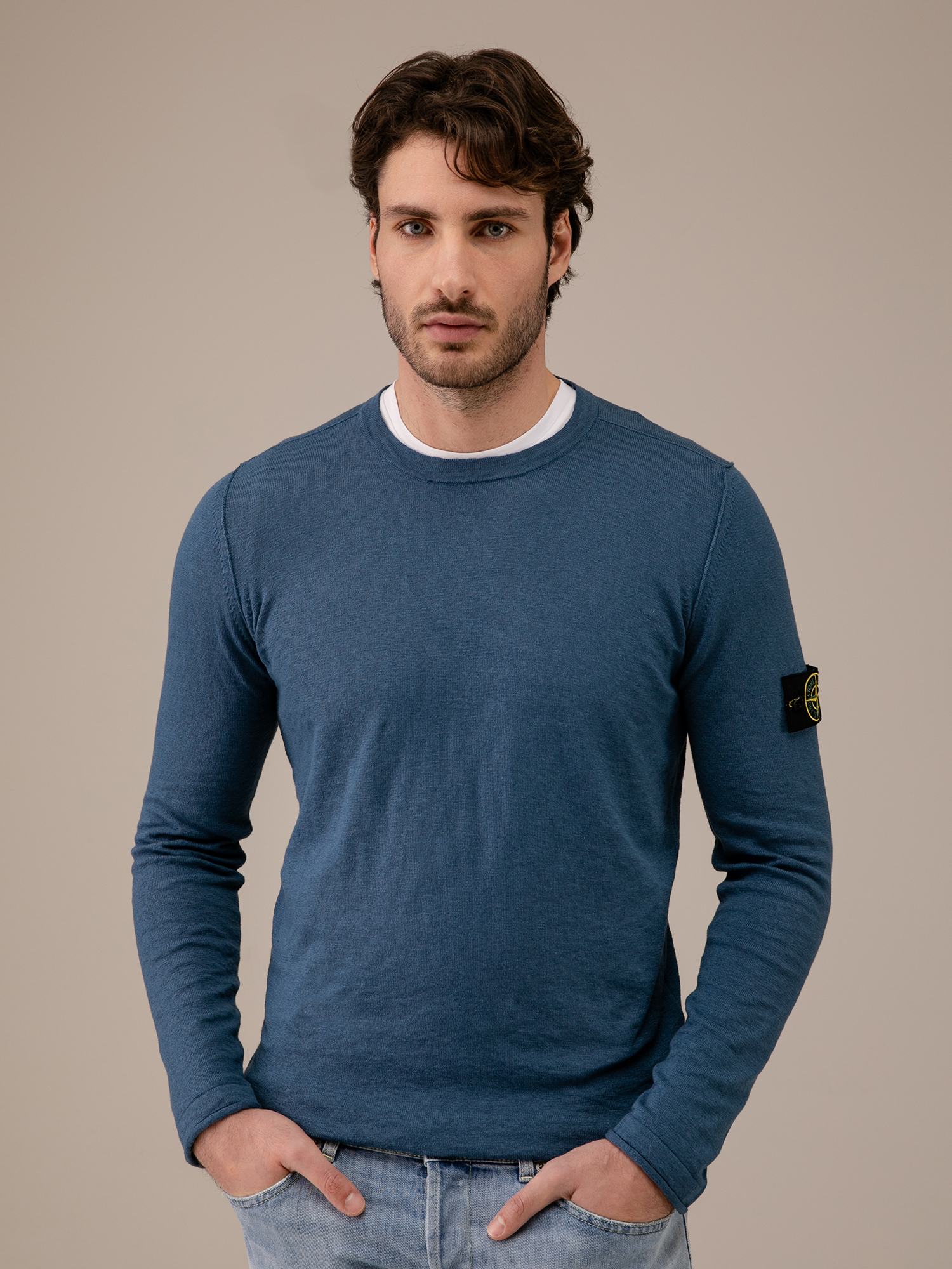 Detailansicht von Pullover aus Baumwolle von STONE ISLAND