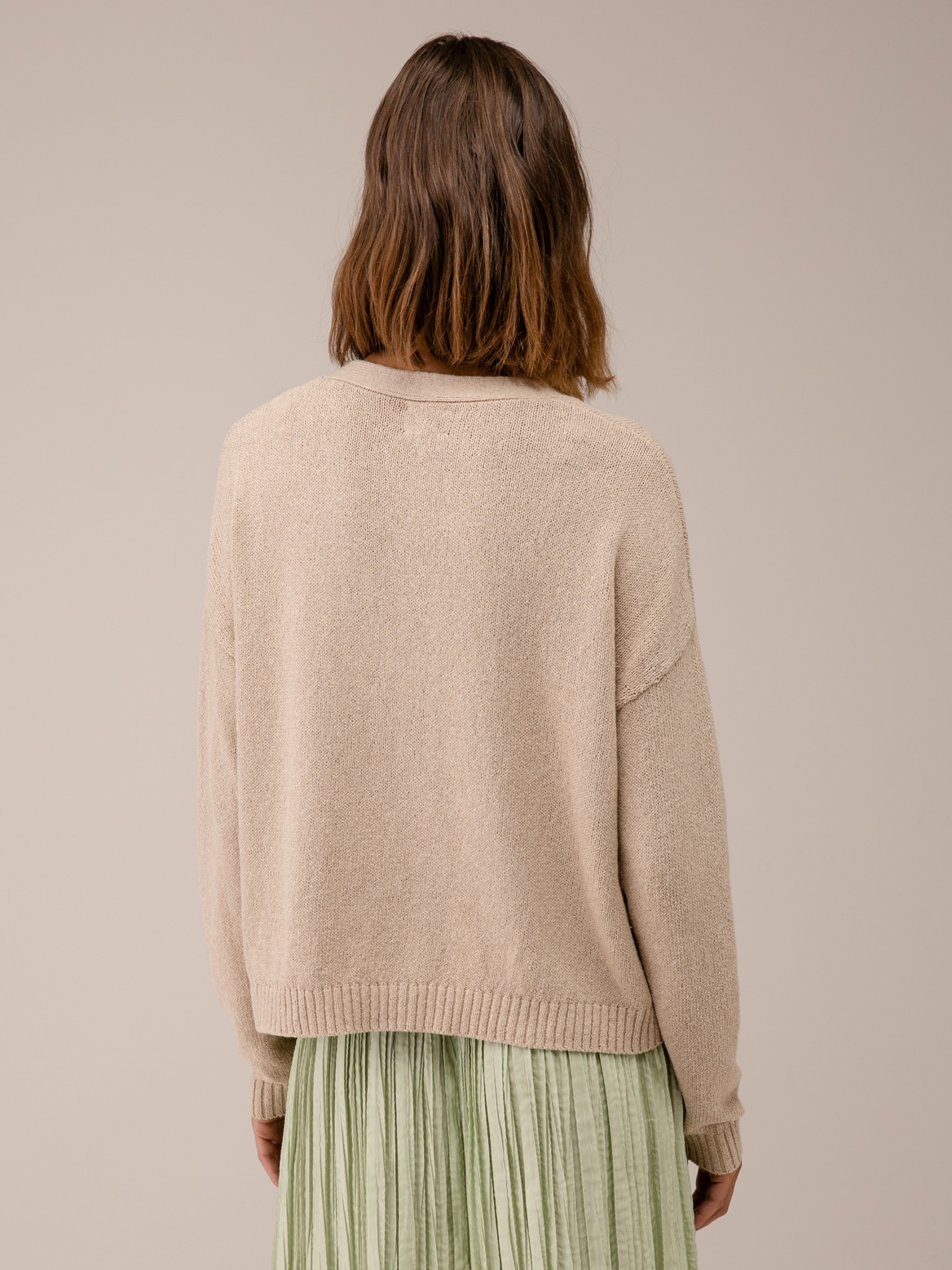 Detailansicht von Strickjacke aus Baumwolle von DANIELS