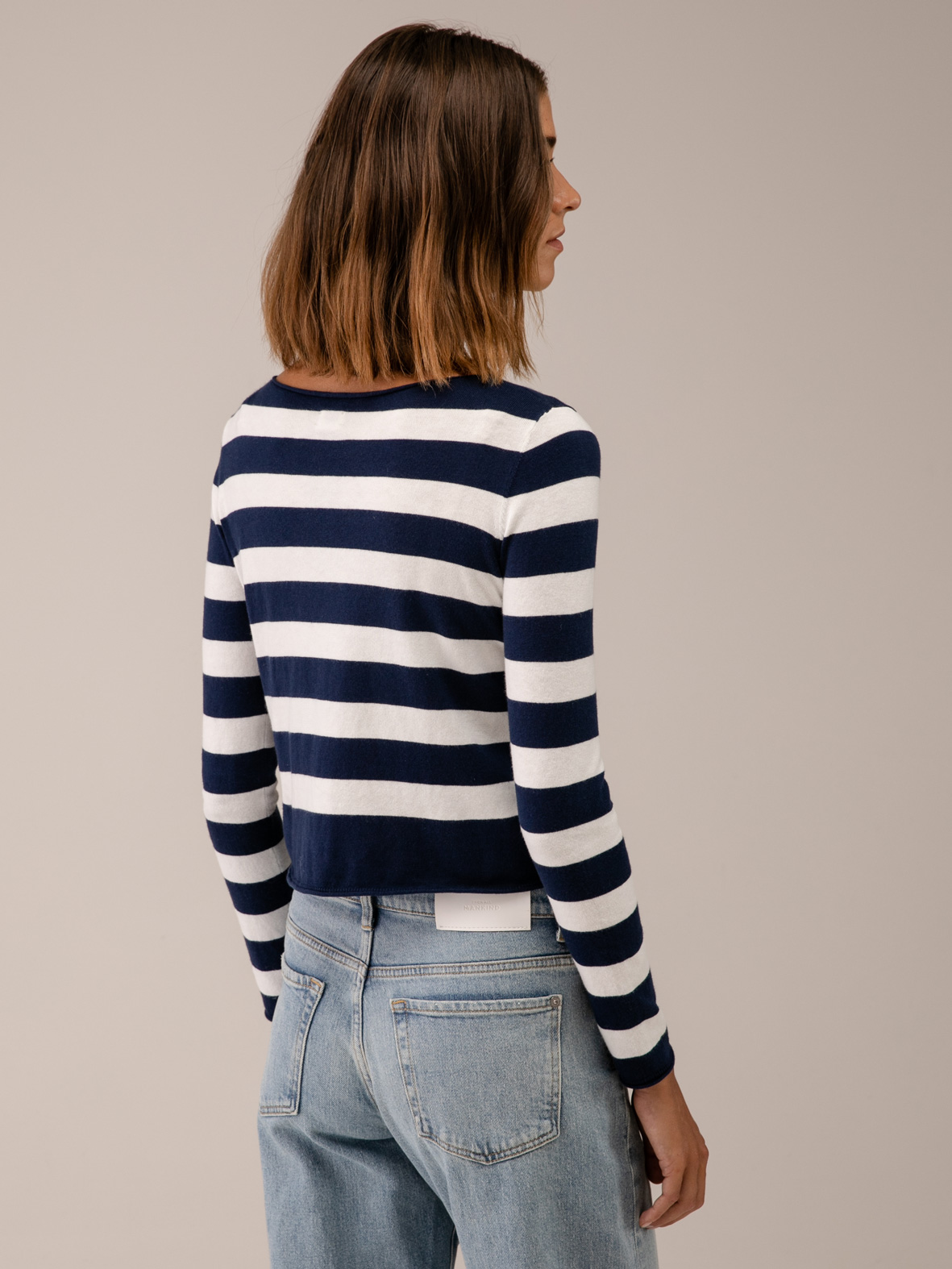 Detailansicht von Cropped Pullover aus Baumwolle von DANIELS