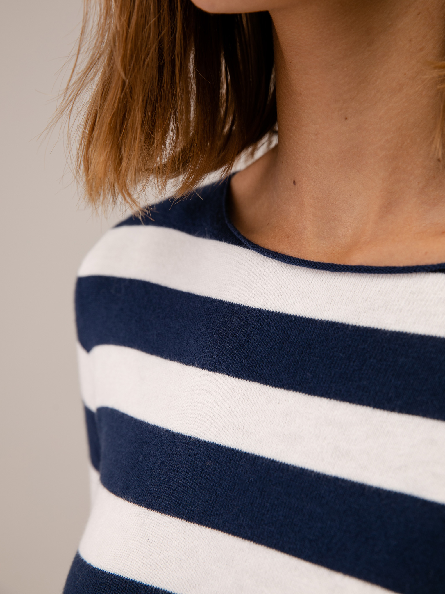 Detailansicht von Cropped Pullover aus Baumwolle von DANIELS