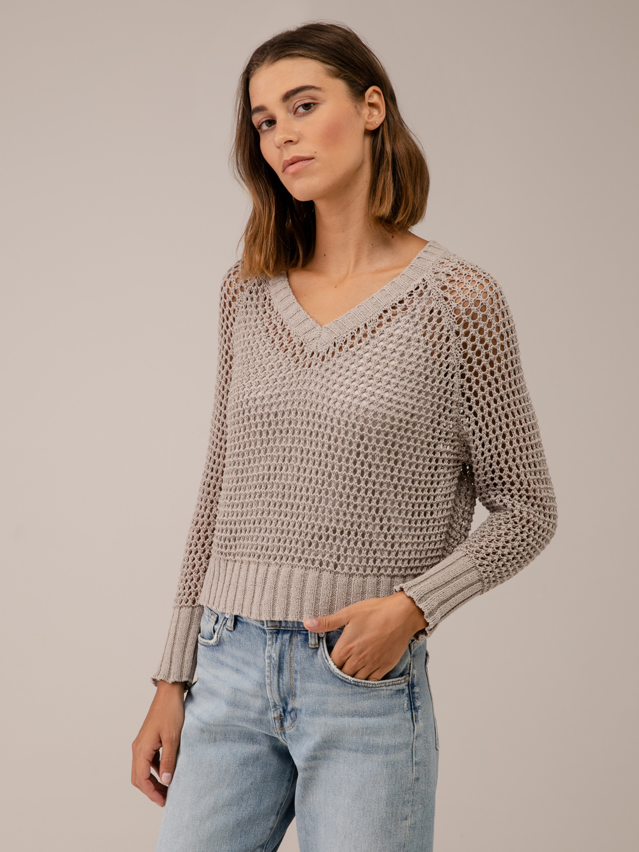 Detailansicht von Pullover mit Lochstrick von DANIELS